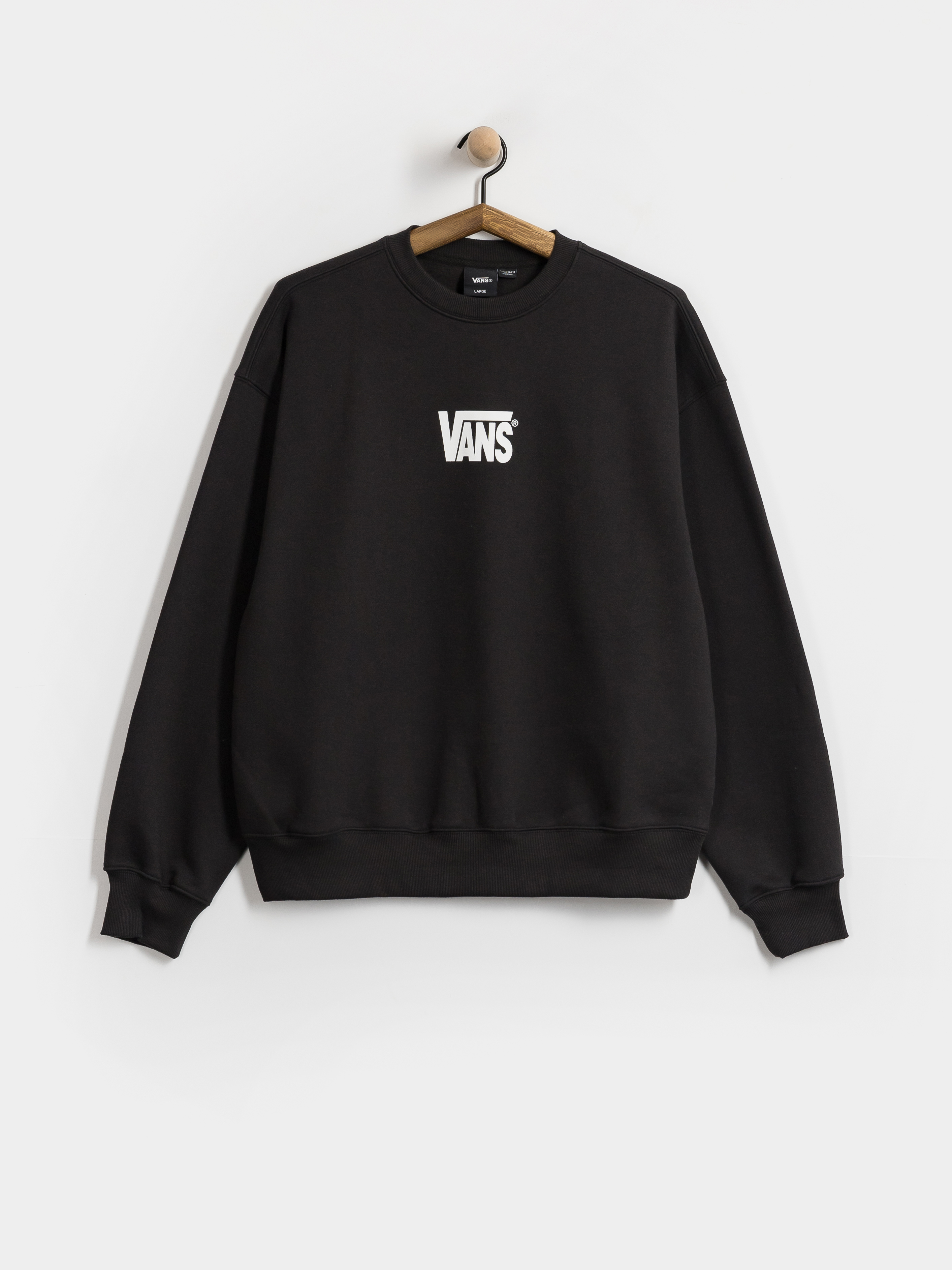 Mikina Vans Stretch Logo (black/white)