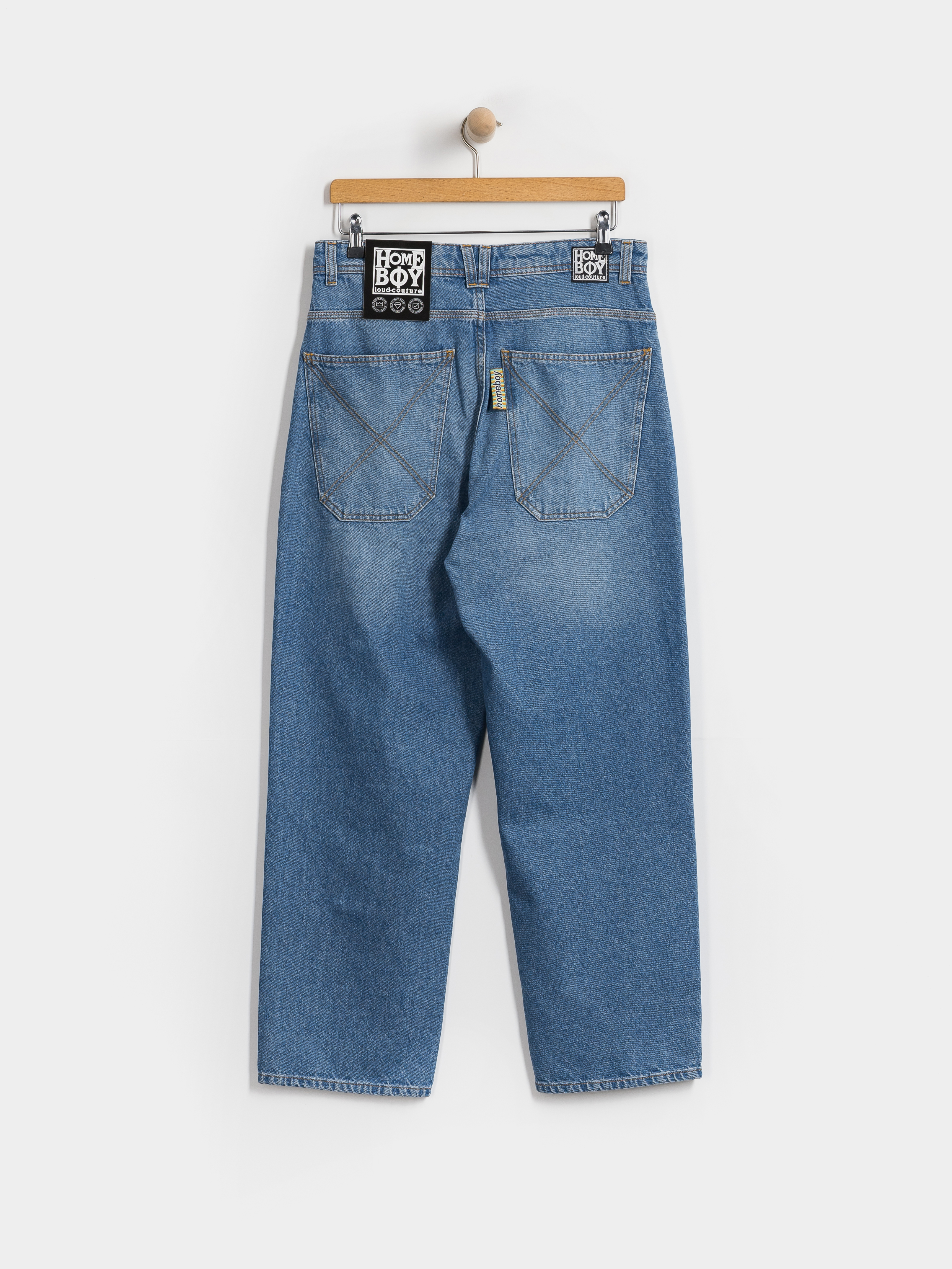 Kalhoty Homeboy X Tra Baggy Vintage Denim (vintage blue)