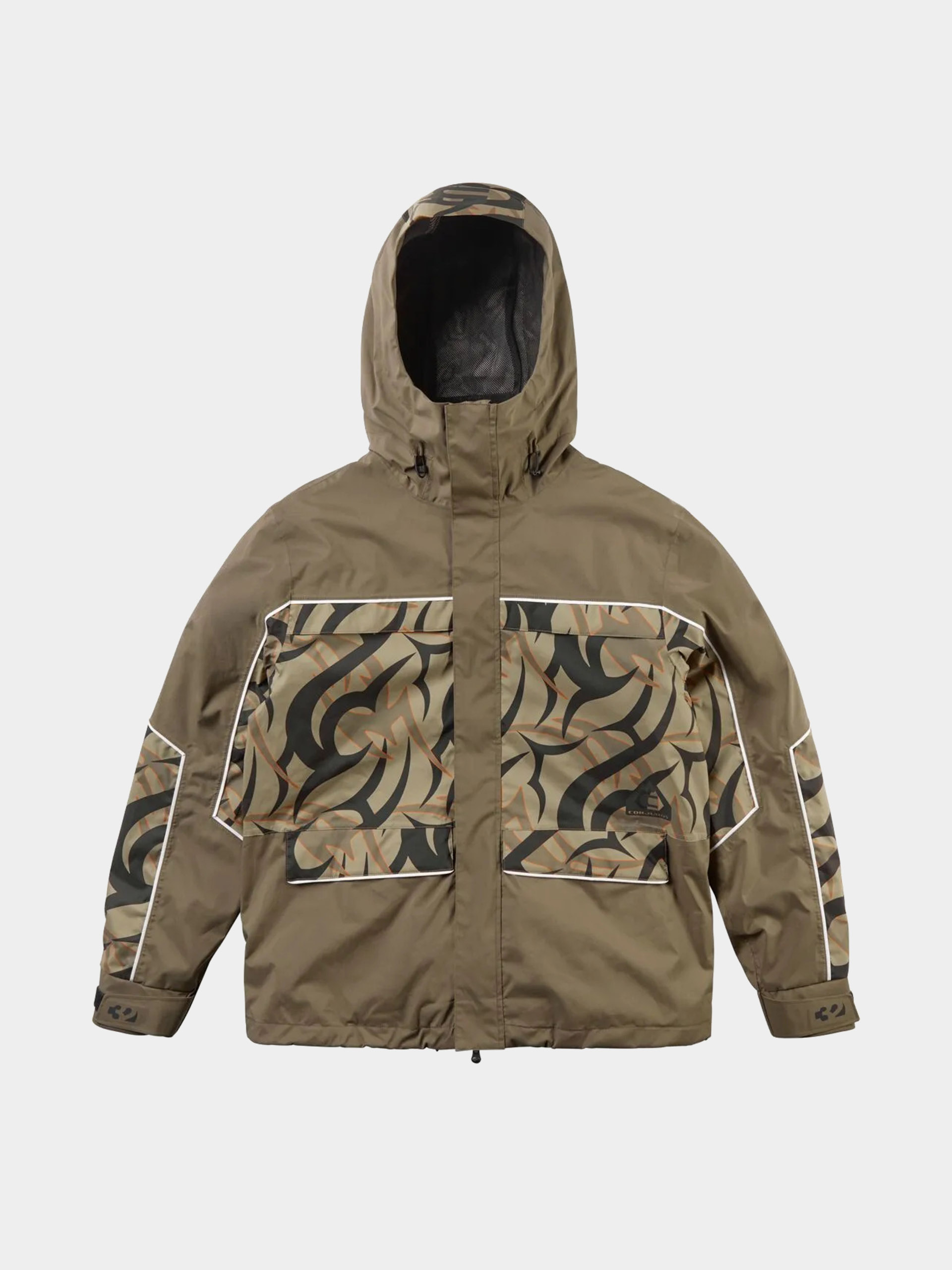 Pánská Snowboardová bunda ThirtyTwo Corduroy (brown/camo)