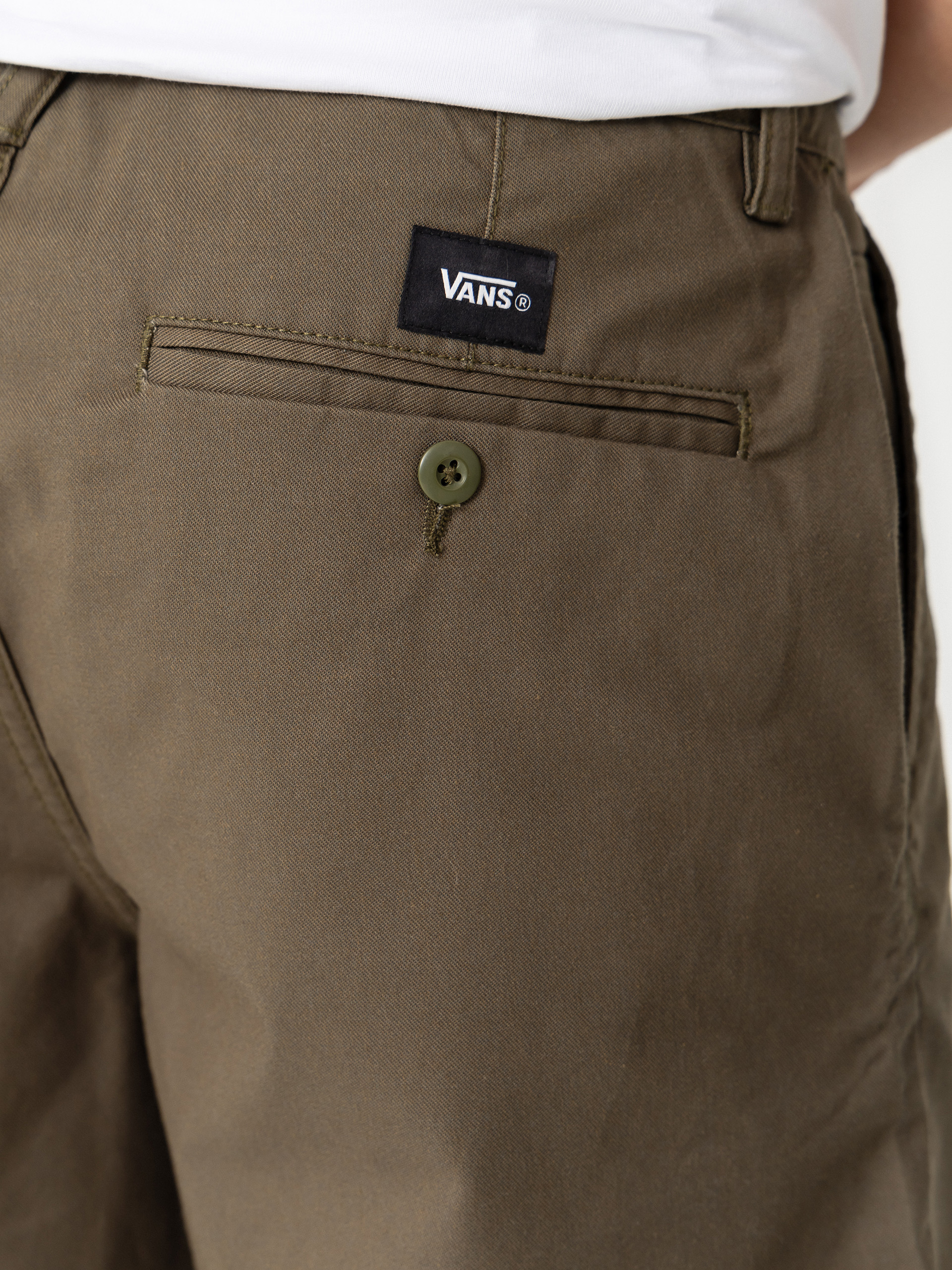 Kraťasy Vans Authentic Chino Loose (mossy olive)