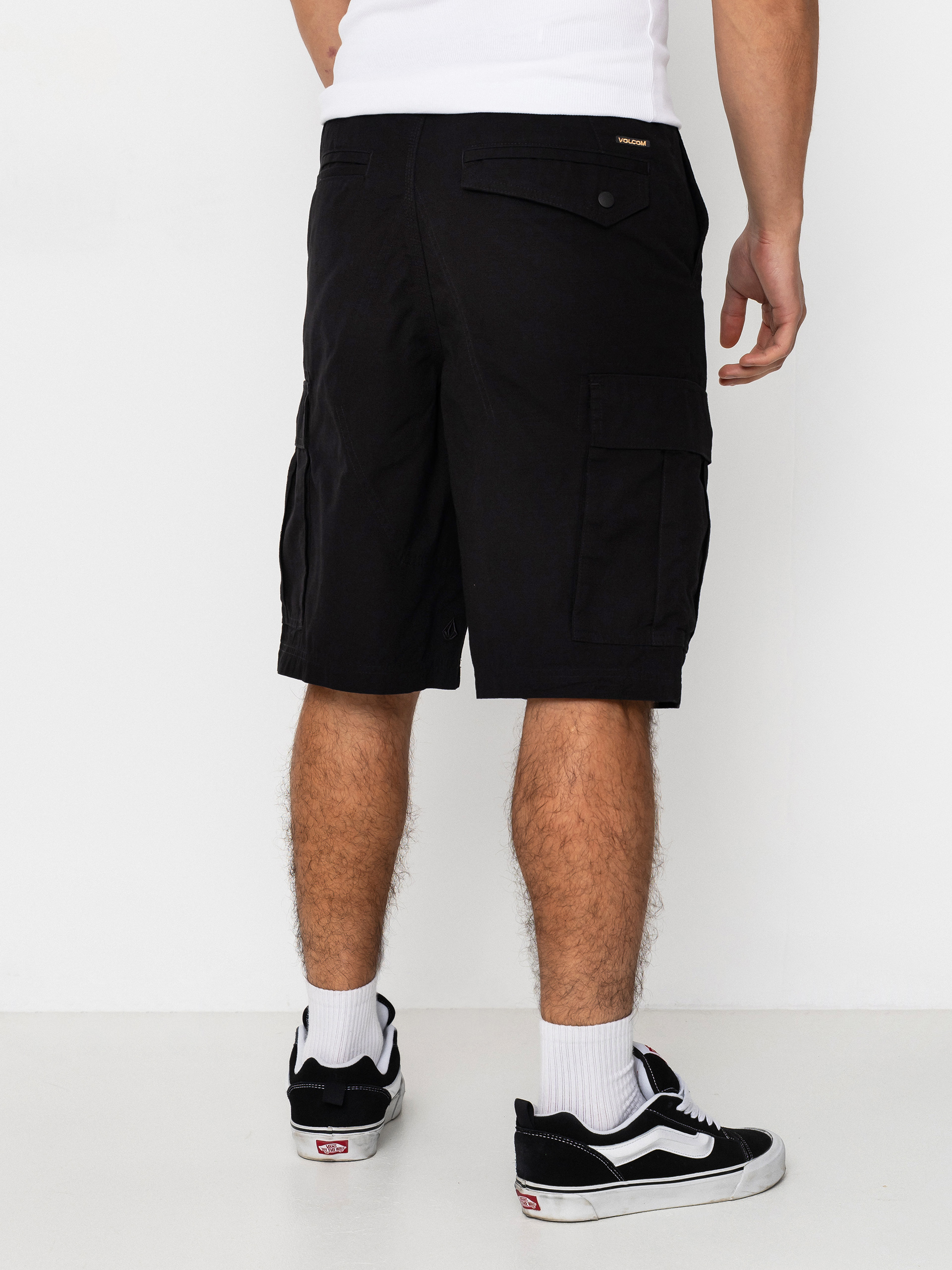 Kraťasy Volcom Strange Tripper Cargo 22 (black)