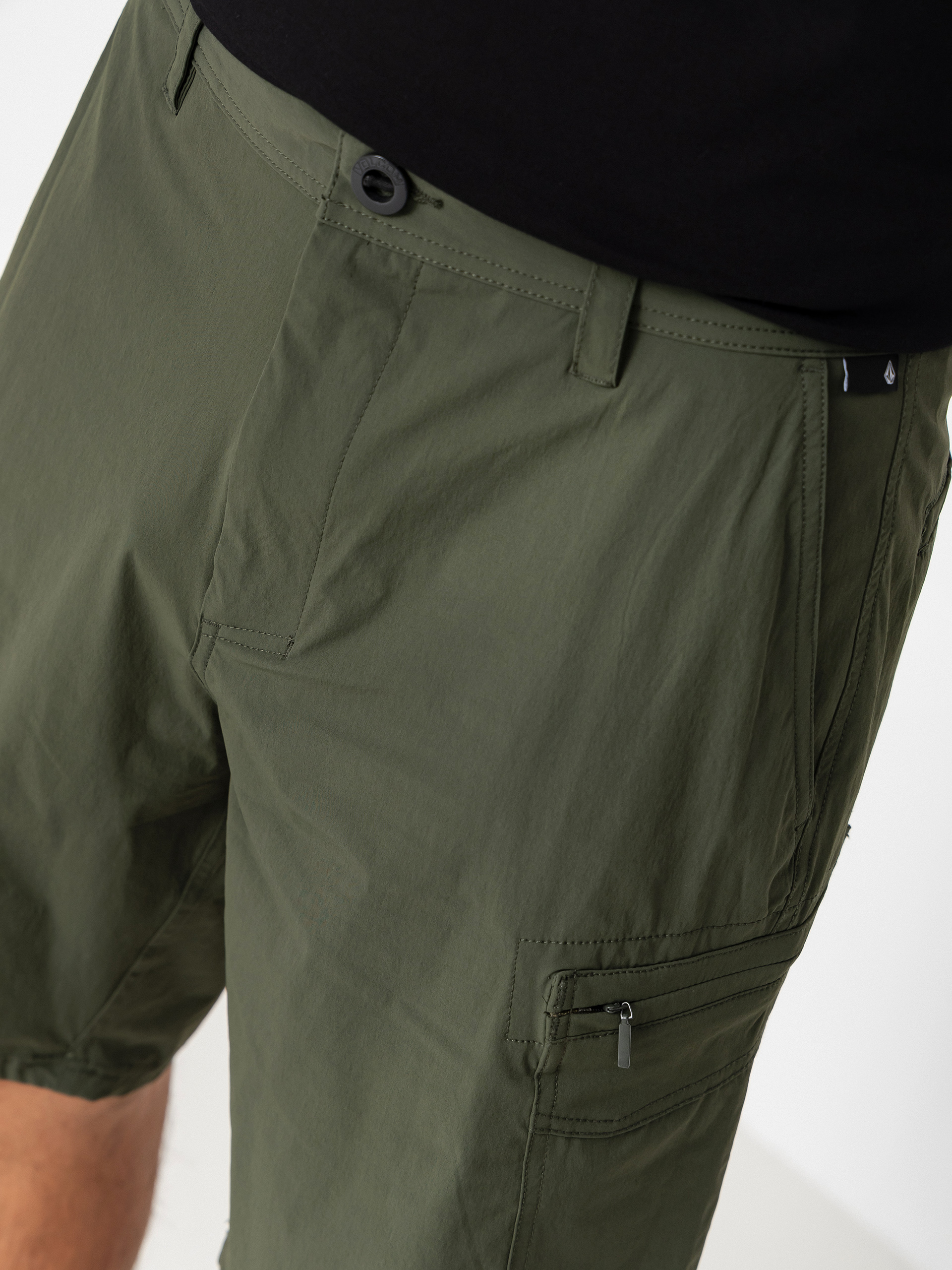 Kraťasy Volcom Cashed In Cargo Hybrid 20 (squadron green)