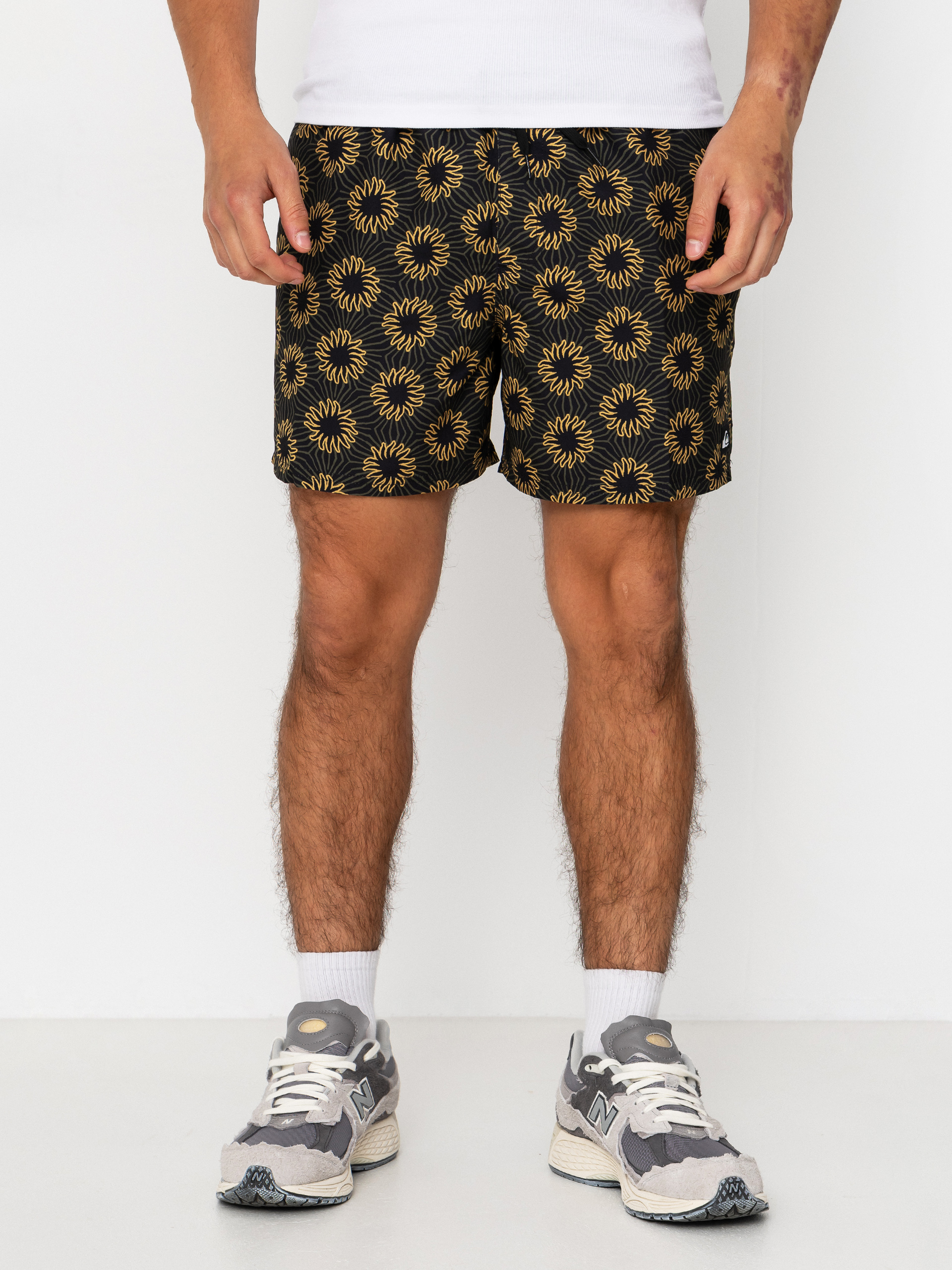 Plu00e1u017eovu00e9 krau0165asy Quiksilver Everyday Printed Volley 15 (black ocean mayhem)