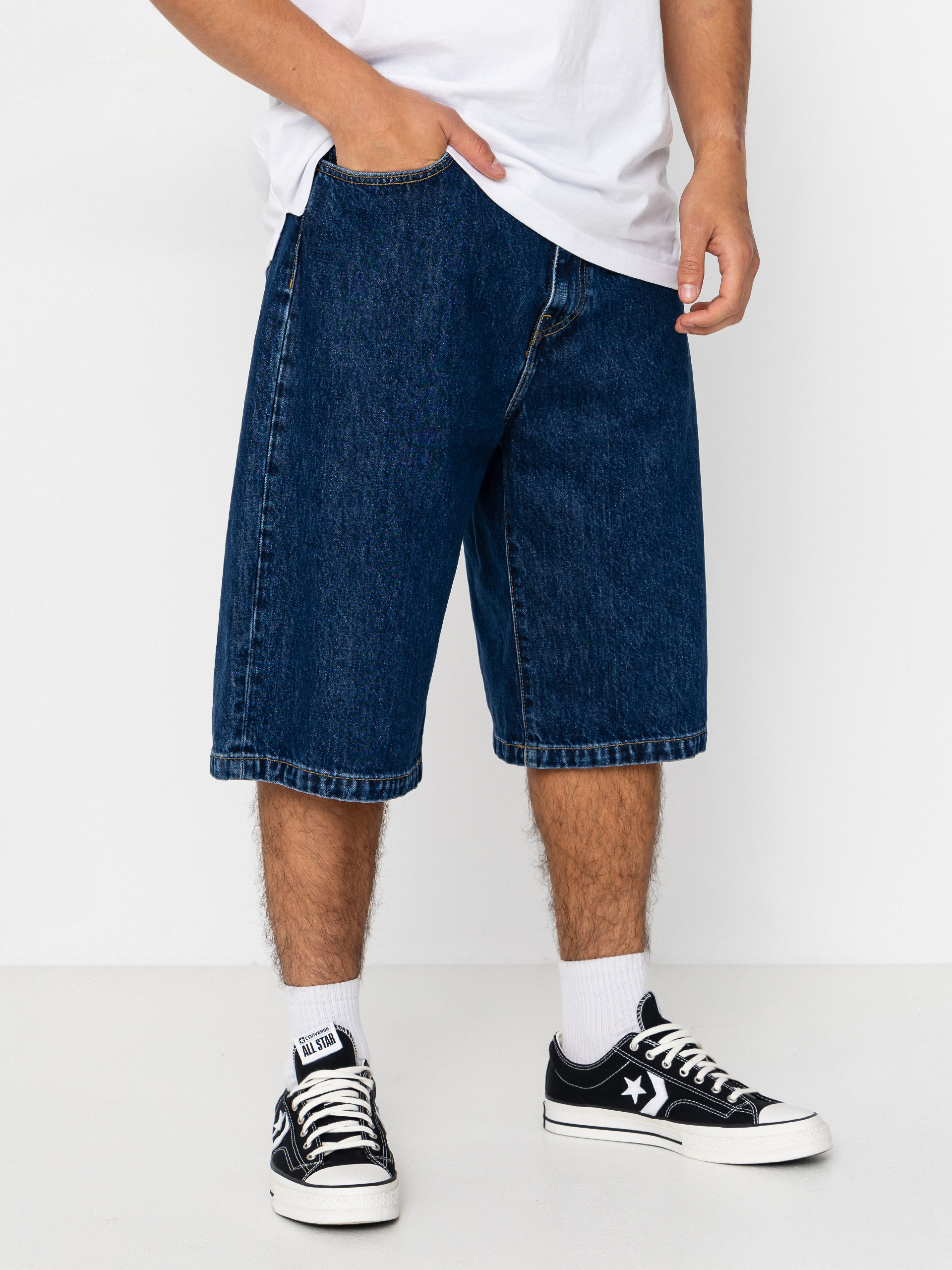 Kraťasy Carhartt WIP Langdon (blue stone washed)