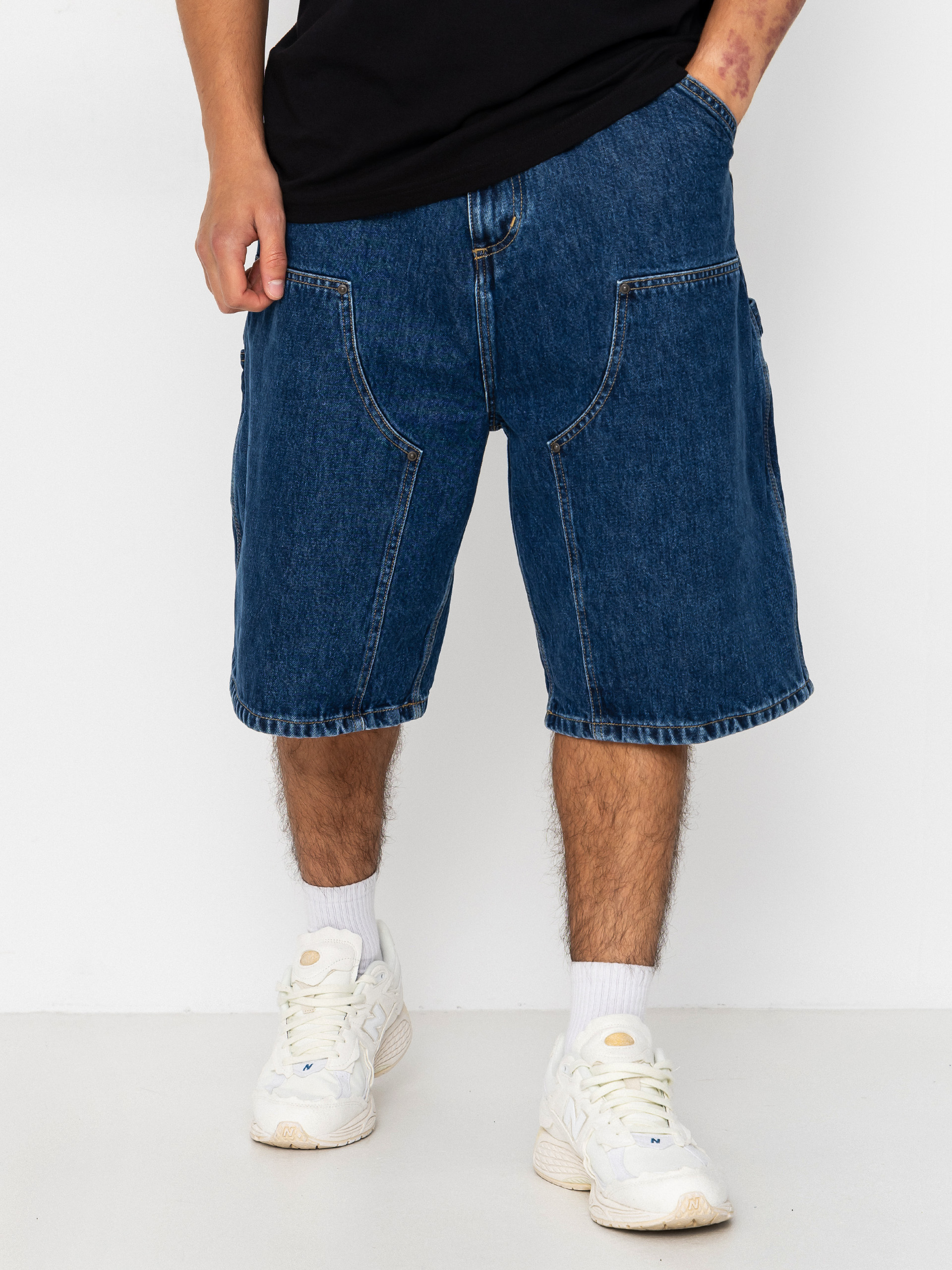 Kraťasy Carhartt WIP OG Double Knee (blue stone washed)
