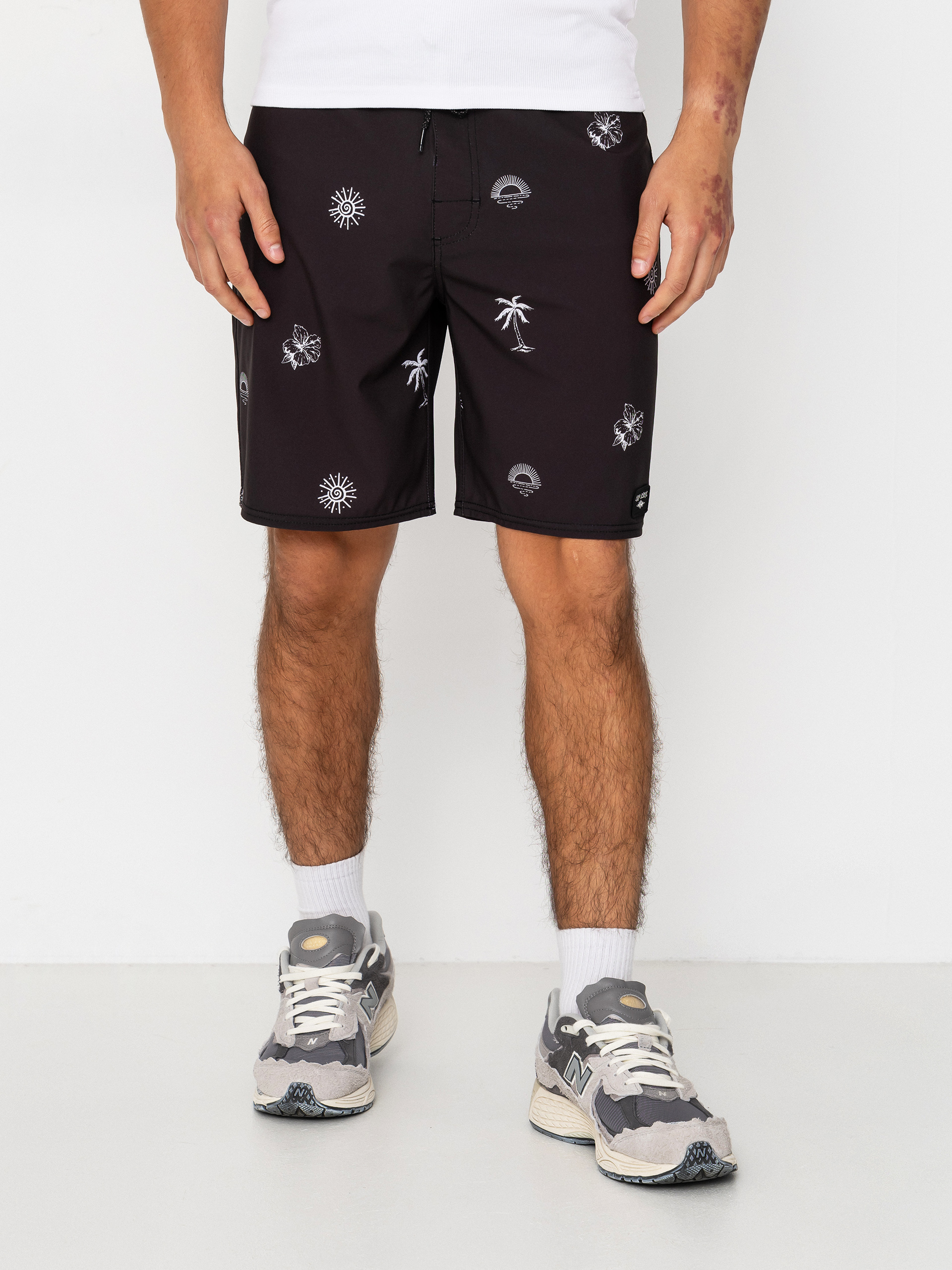 Plážové kraťasy Rip Curl Mirage Sessions (washed black)