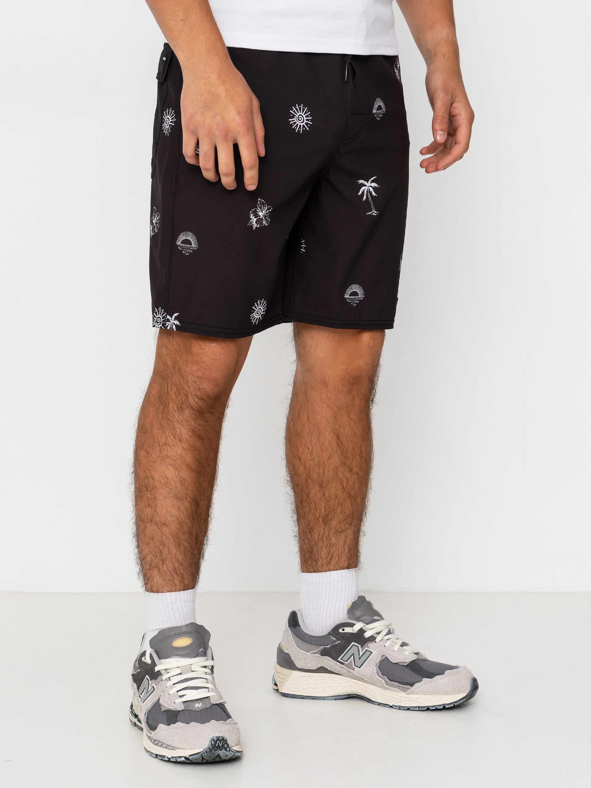 Plážové kraťasy Rip Curl Mirage Sessions (washed black)