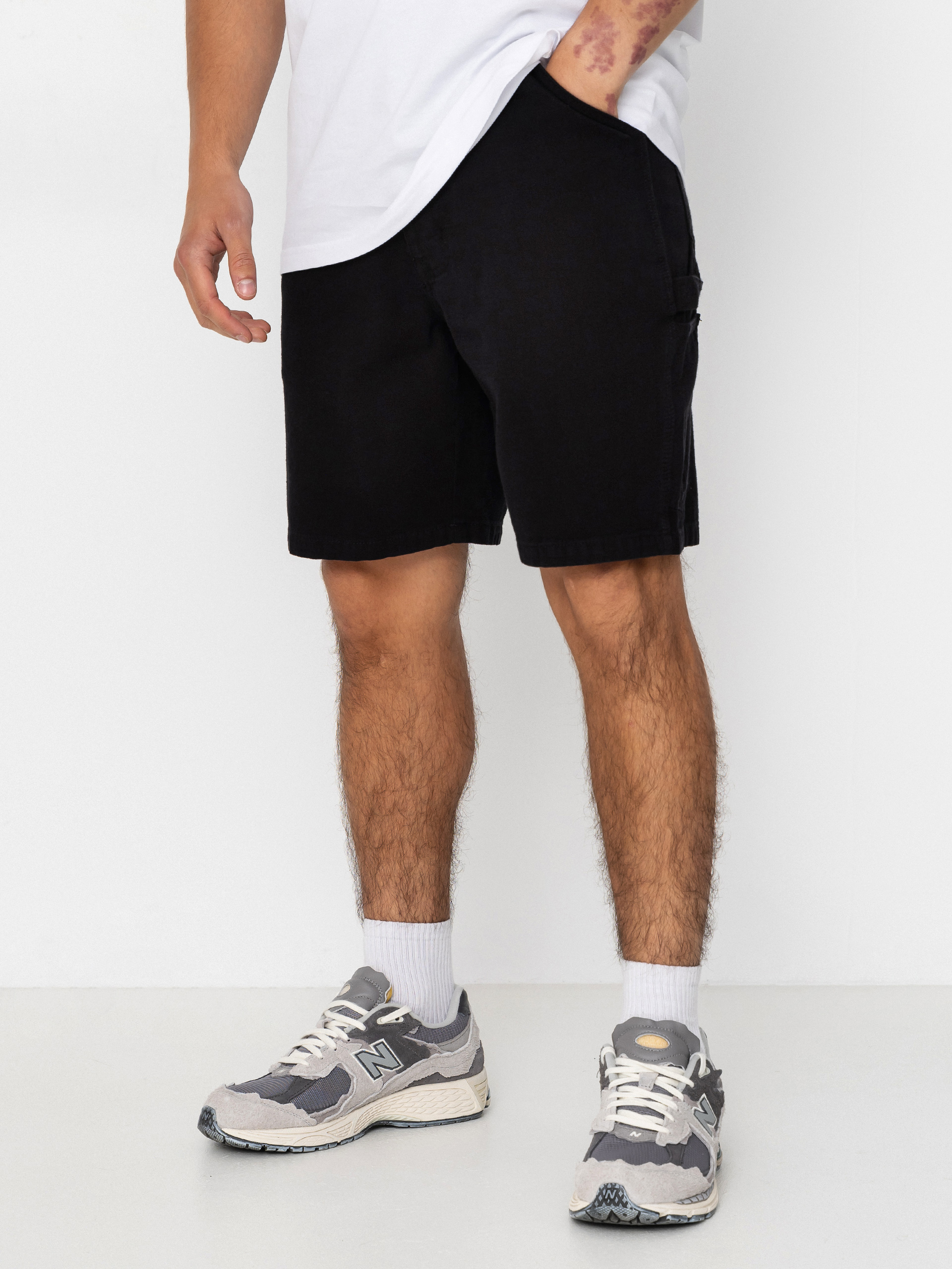 Kraťasy Deus Ex Machina Big Fella Chambray (black)