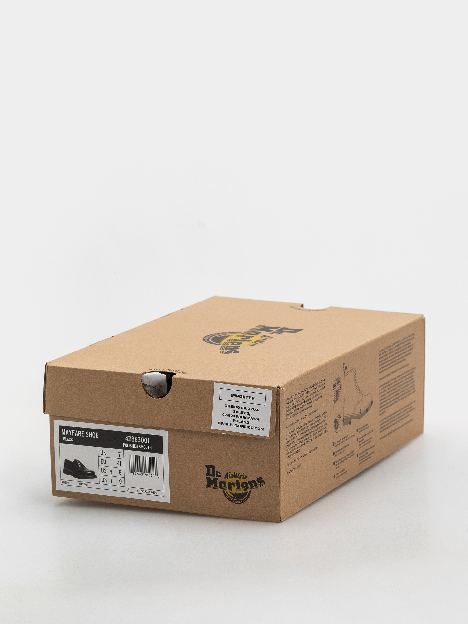 Boty Dr. Martens Mayfare 3 Eye (black polished smooth)