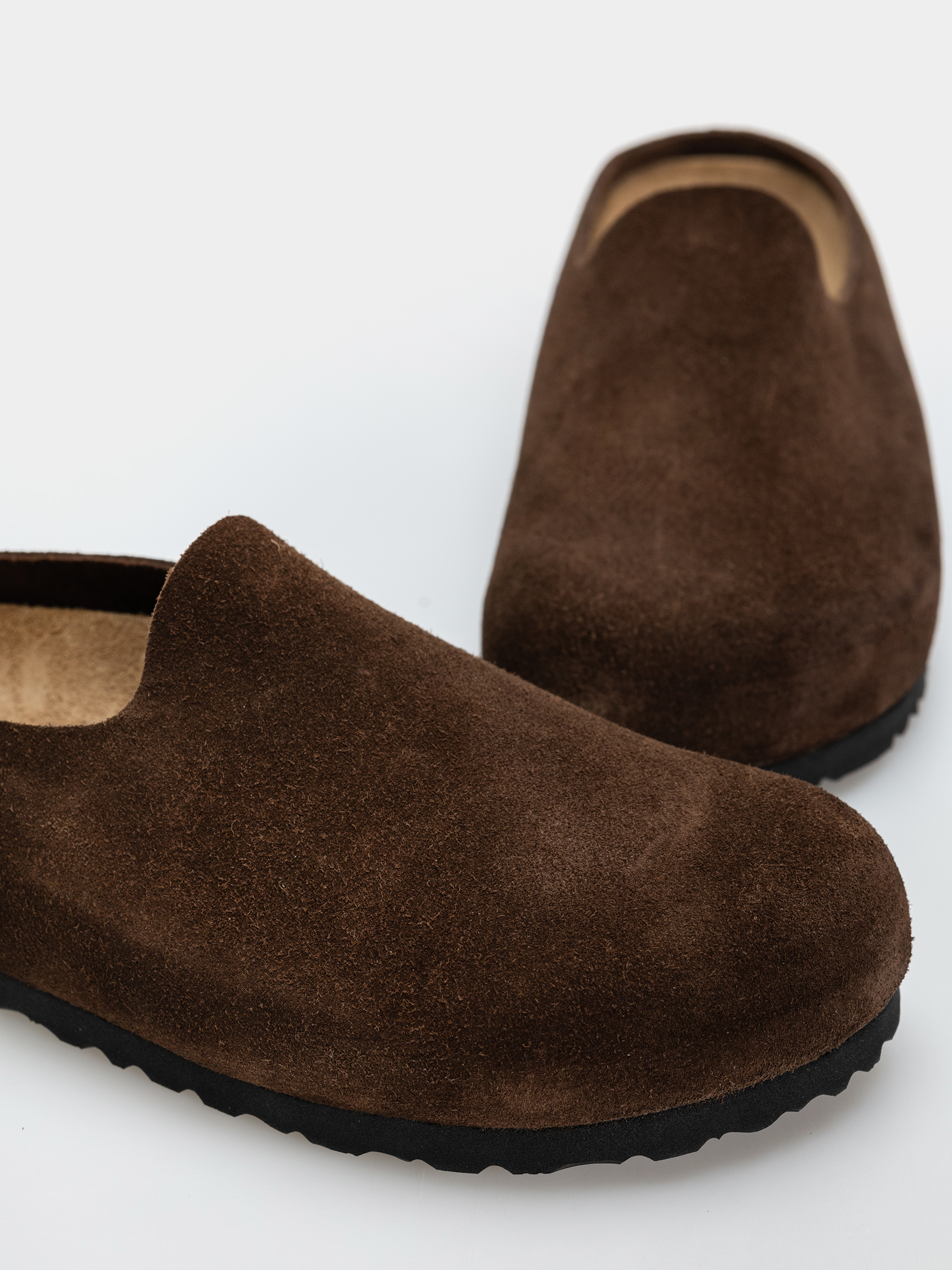 Plážovky Birkenstock Amsterdam Wrapped Suede Leather Narrow (carafe)