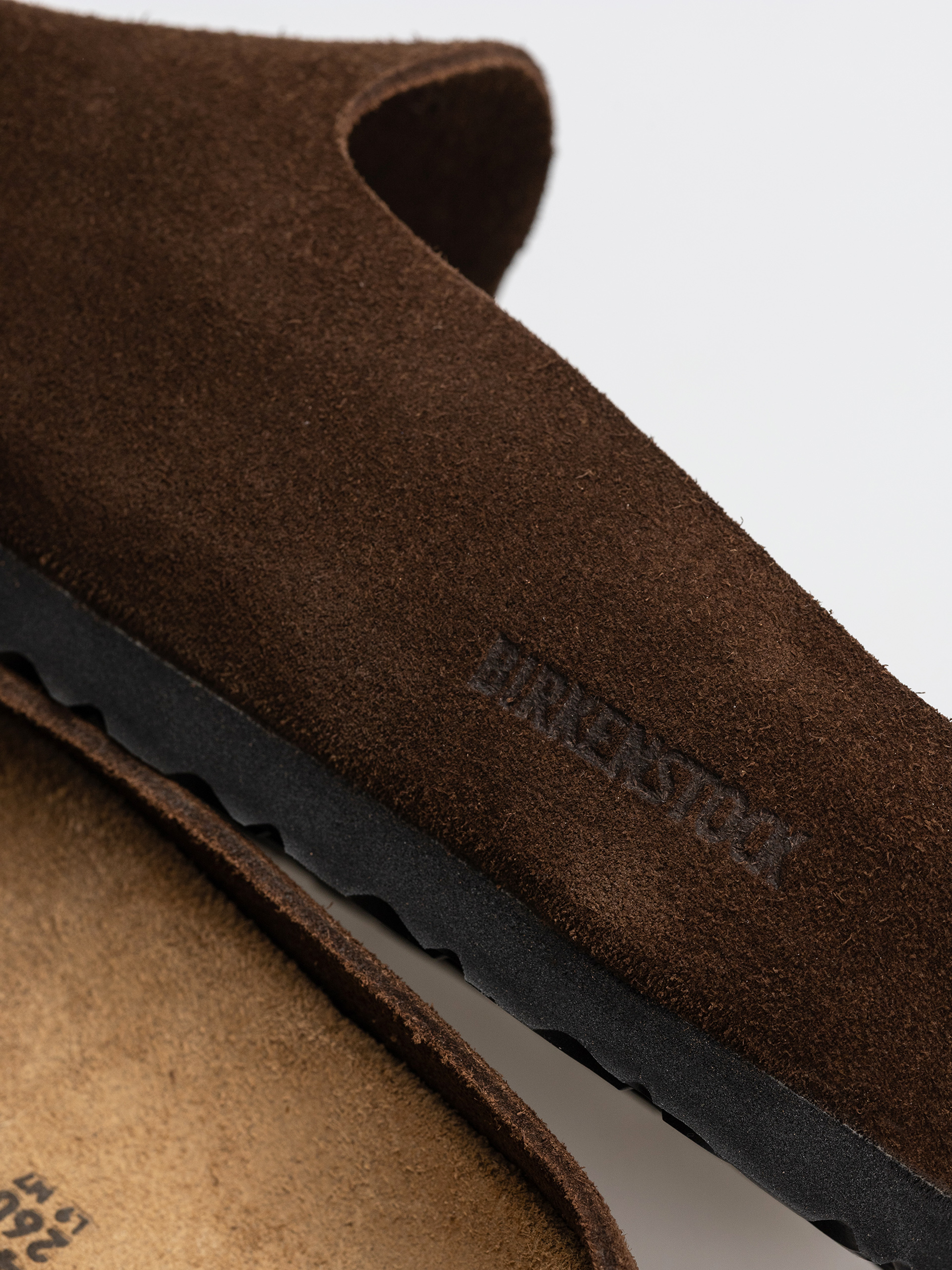 Plážovky Birkenstock Amsterdam Wrapped Suede Leather Narrow (carafe)