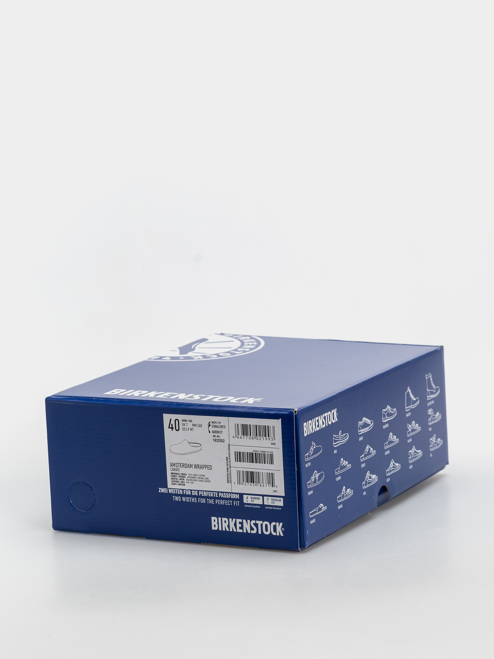 Plážovky Birkenstock Amsterdam Wrapped Suede Leather Narrow (carafe)
