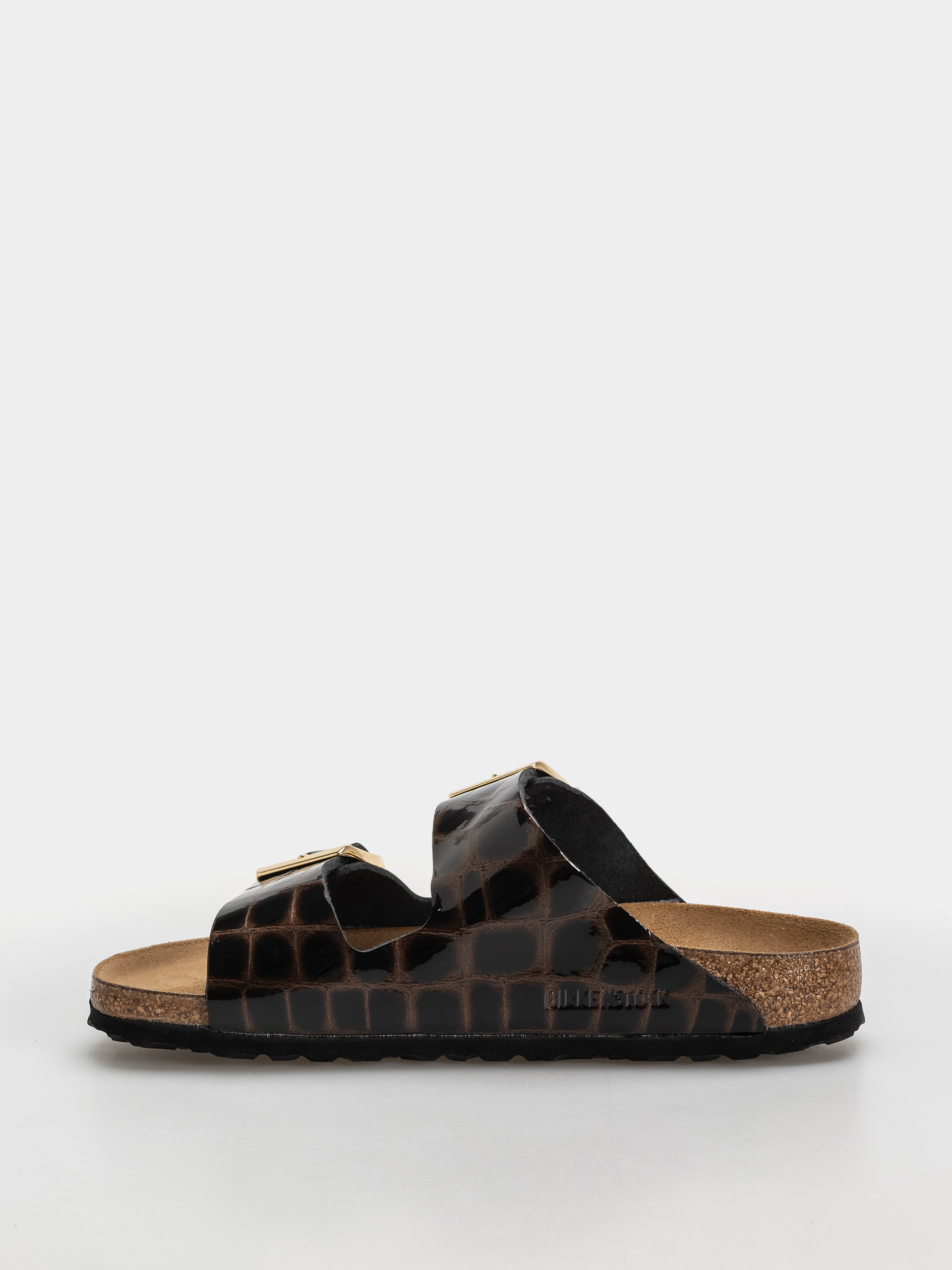 Plážovky Birkenstock Arizona Leather Narrow Wmn (emboss leather black)