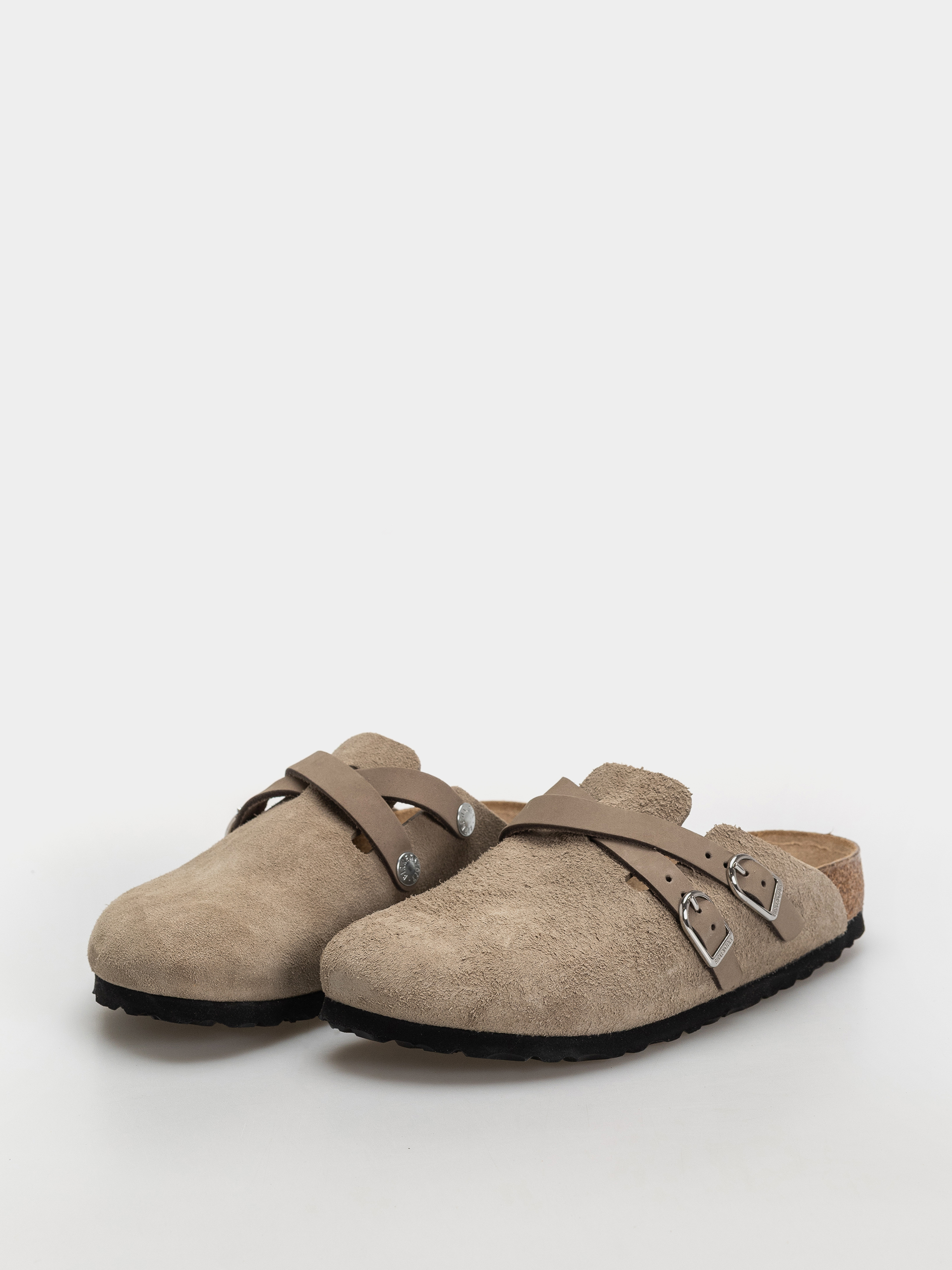 Plážovky Birkenstock Blair Suede Leather Narrow Wmn (taupe)
