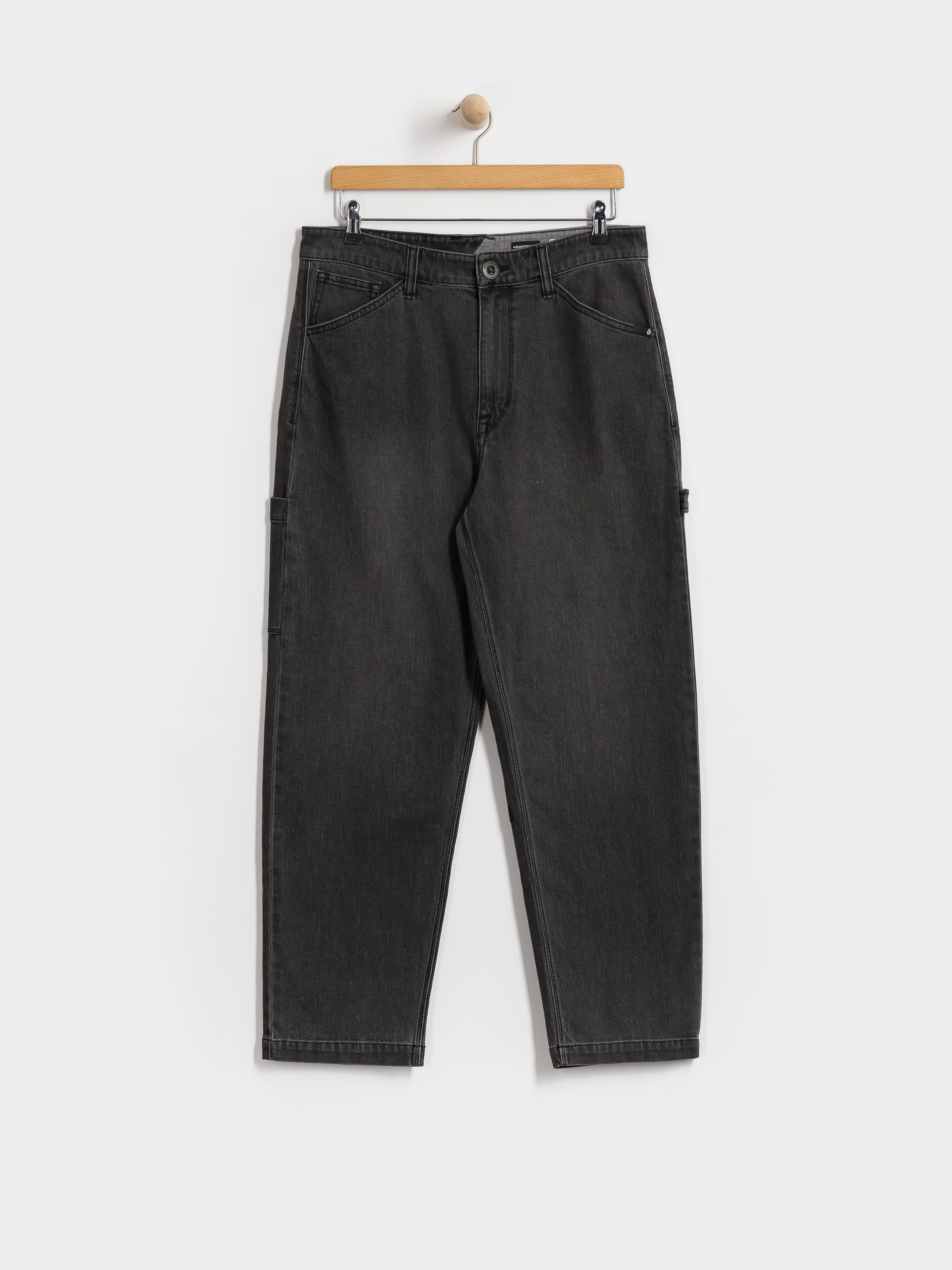 Kalhoty Volcom Kraftsman II (black grey)