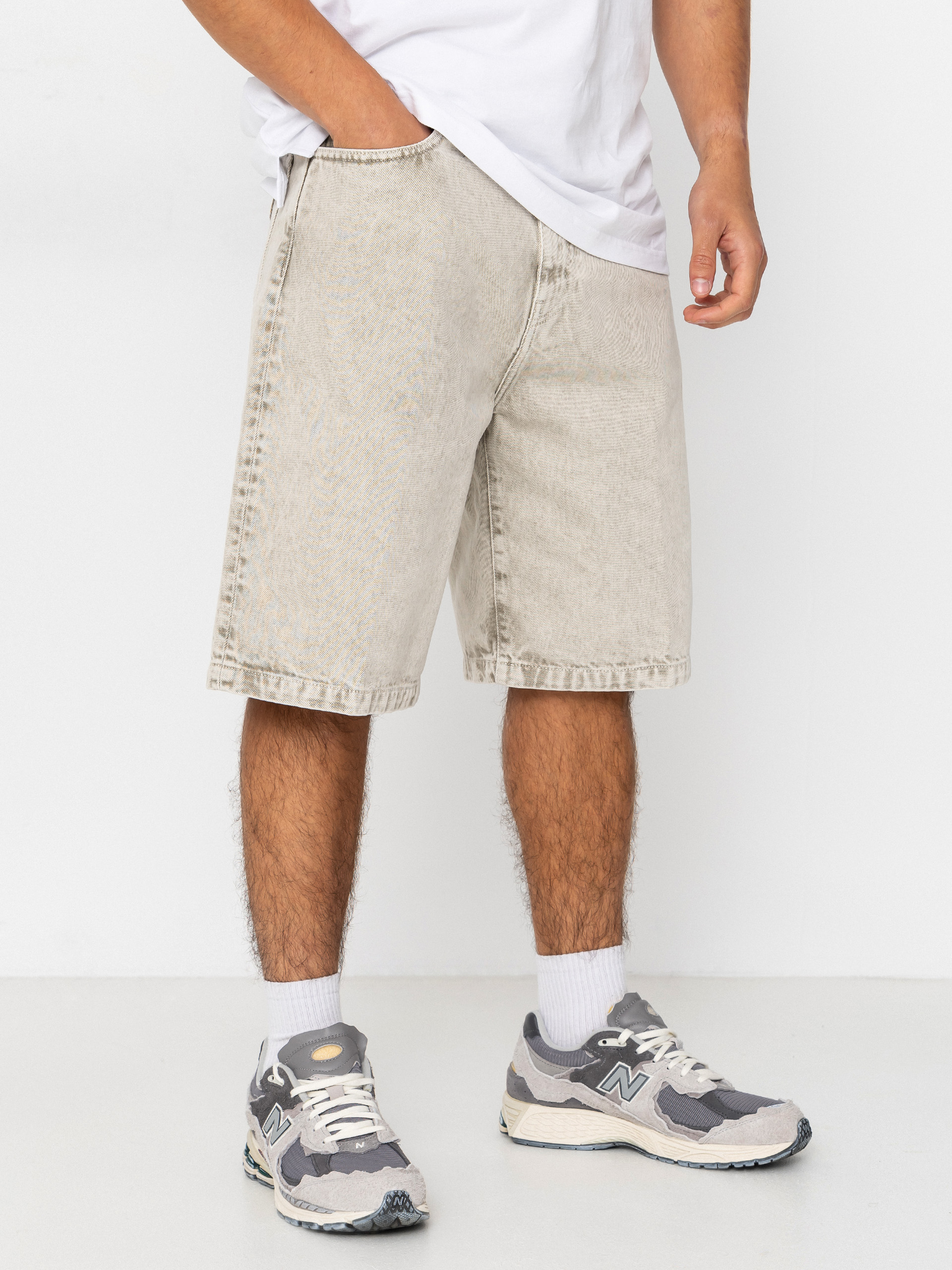 Kraťasy Carhartt WIP Landon (opuntia chalk wash)