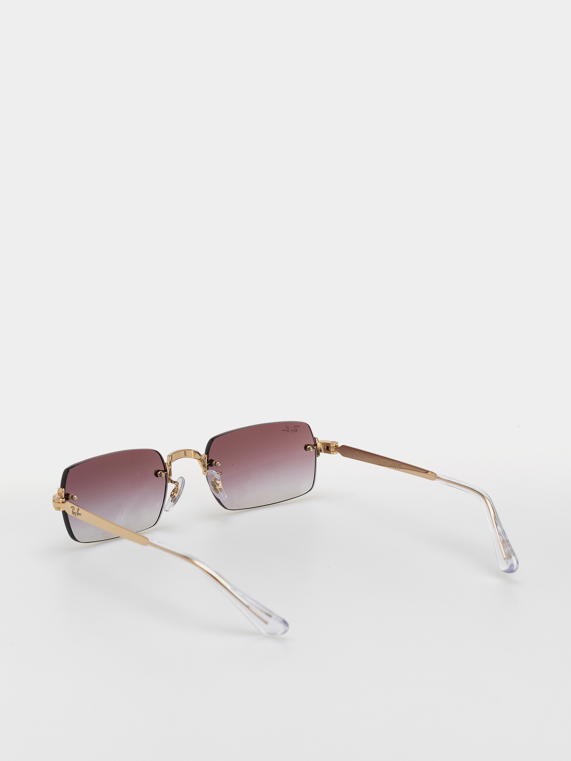 Sluneční brýle Ray-Ban Rb3928 By A$Ap Rocky (polerowany złoto arista/przezroczysty ciemnopurpurowy gradalny)