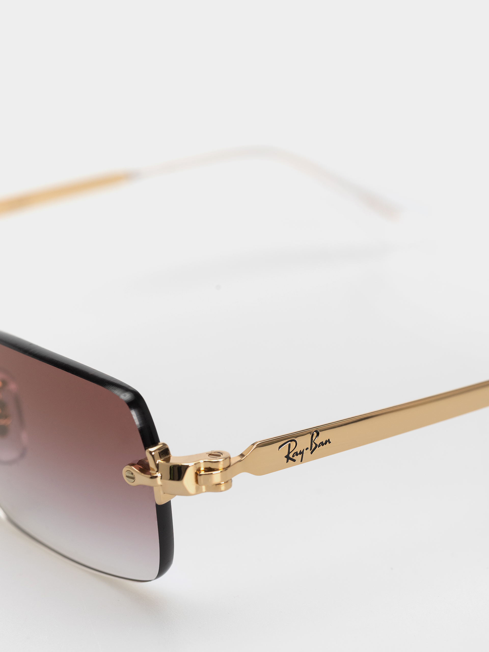 Sluneční brýle Ray-Ban Rb3928 By A$Ap Rocky (polerowany złoto arista/przezroczysty ciemnopurpurowy gradalny)