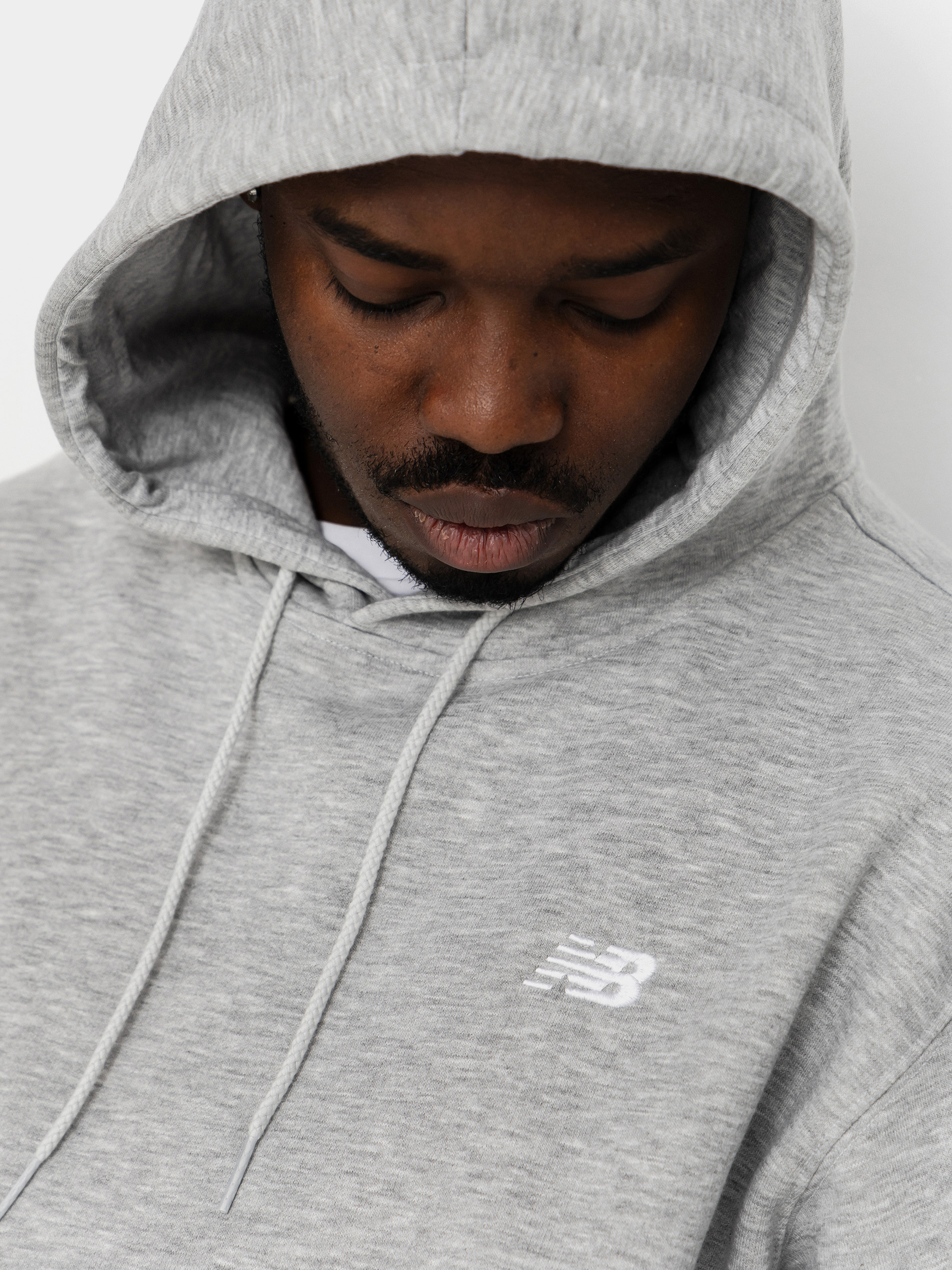 Mikina s kapucí New Balance Sport Essentials Fleece HD (athletic grey)