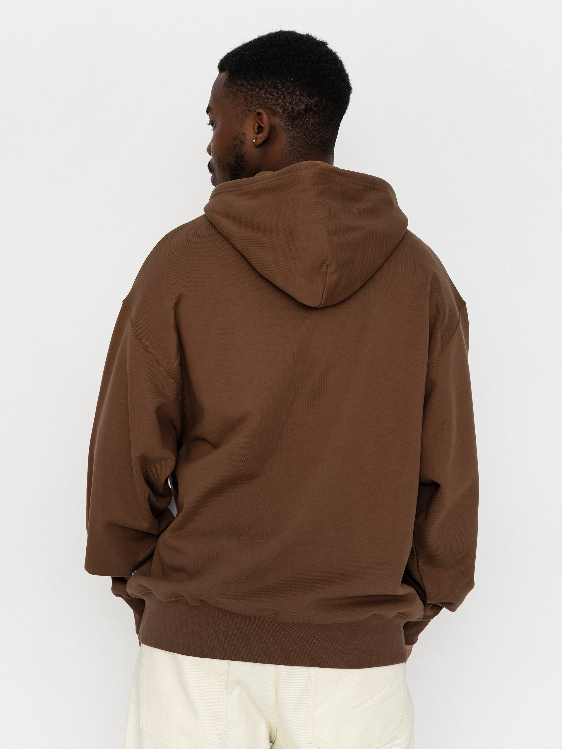 Mikina s kapucí Vans Left Chest HD (vintage cocoa)