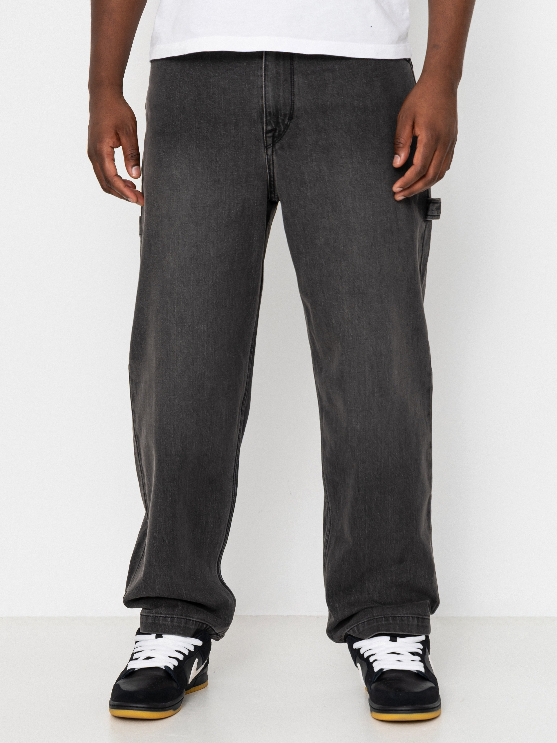 Kalhoty Volcom Kraftsman II (black grey)