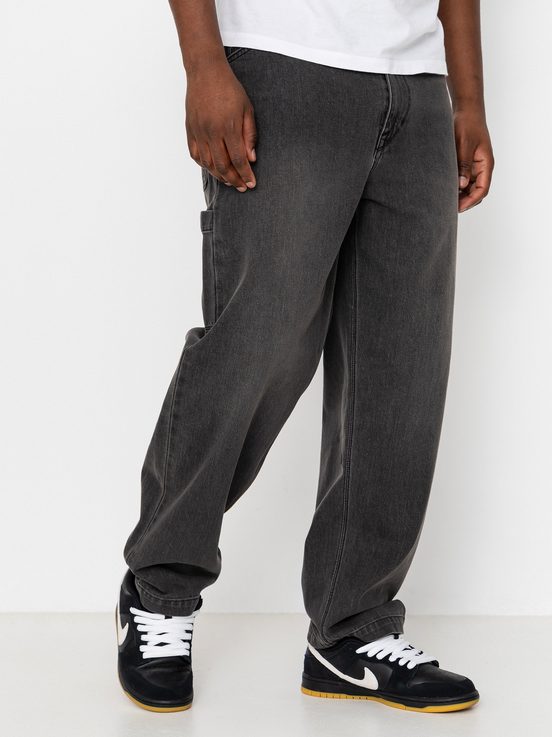 Kalhoty Volcom Kraftsman II (black grey)