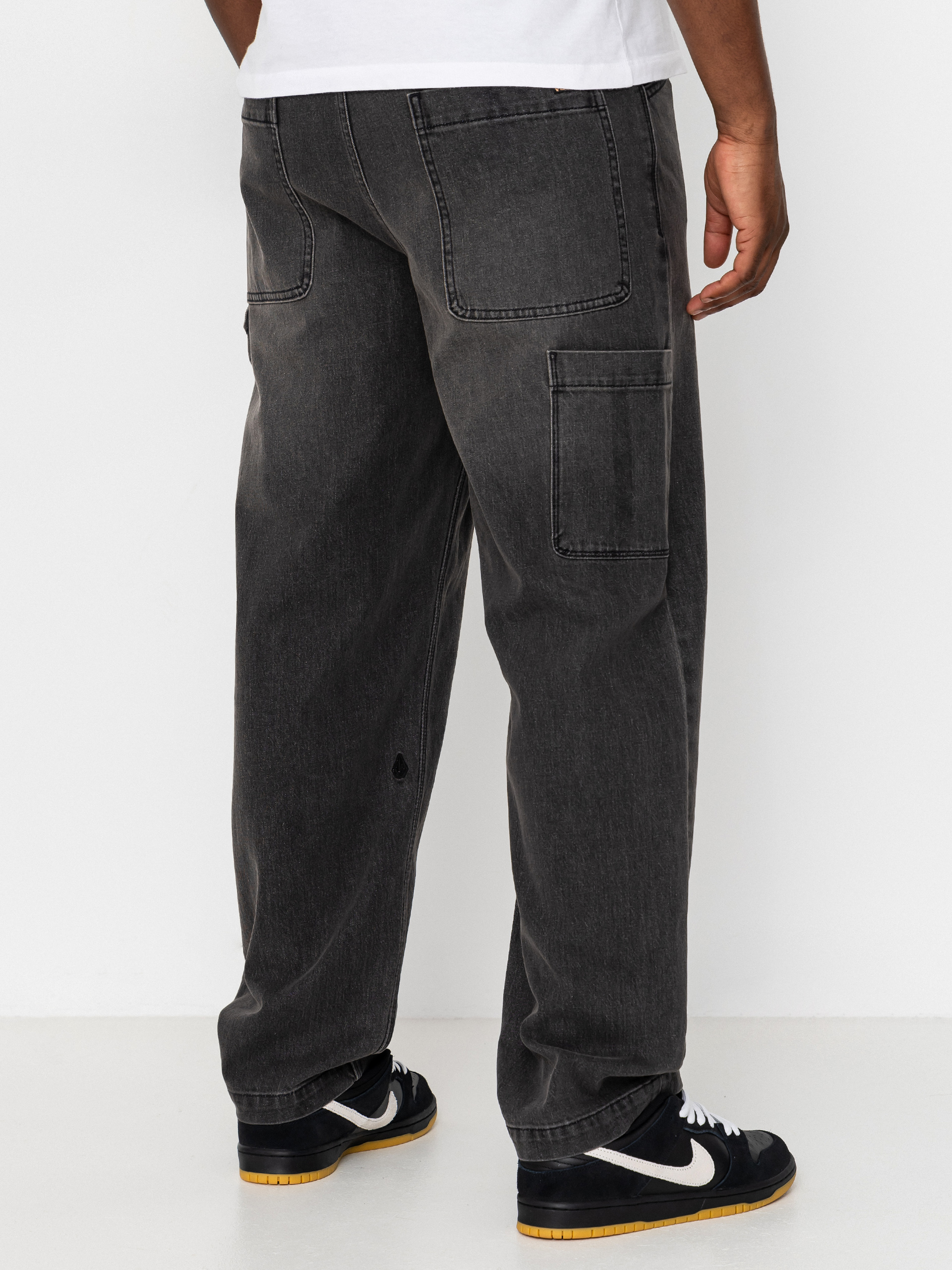Kalhoty Volcom Kraftsman II (black grey)