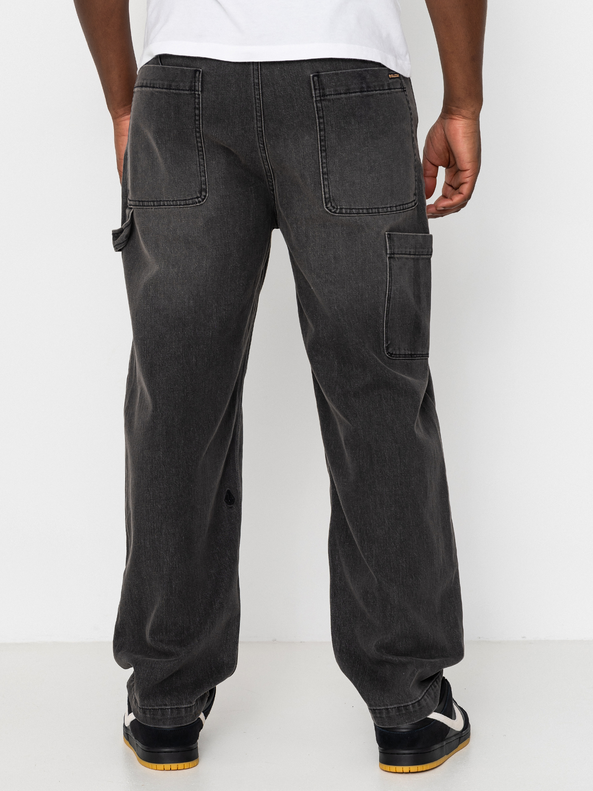 Kalhoty Volcom Kraftsman II (black grey)