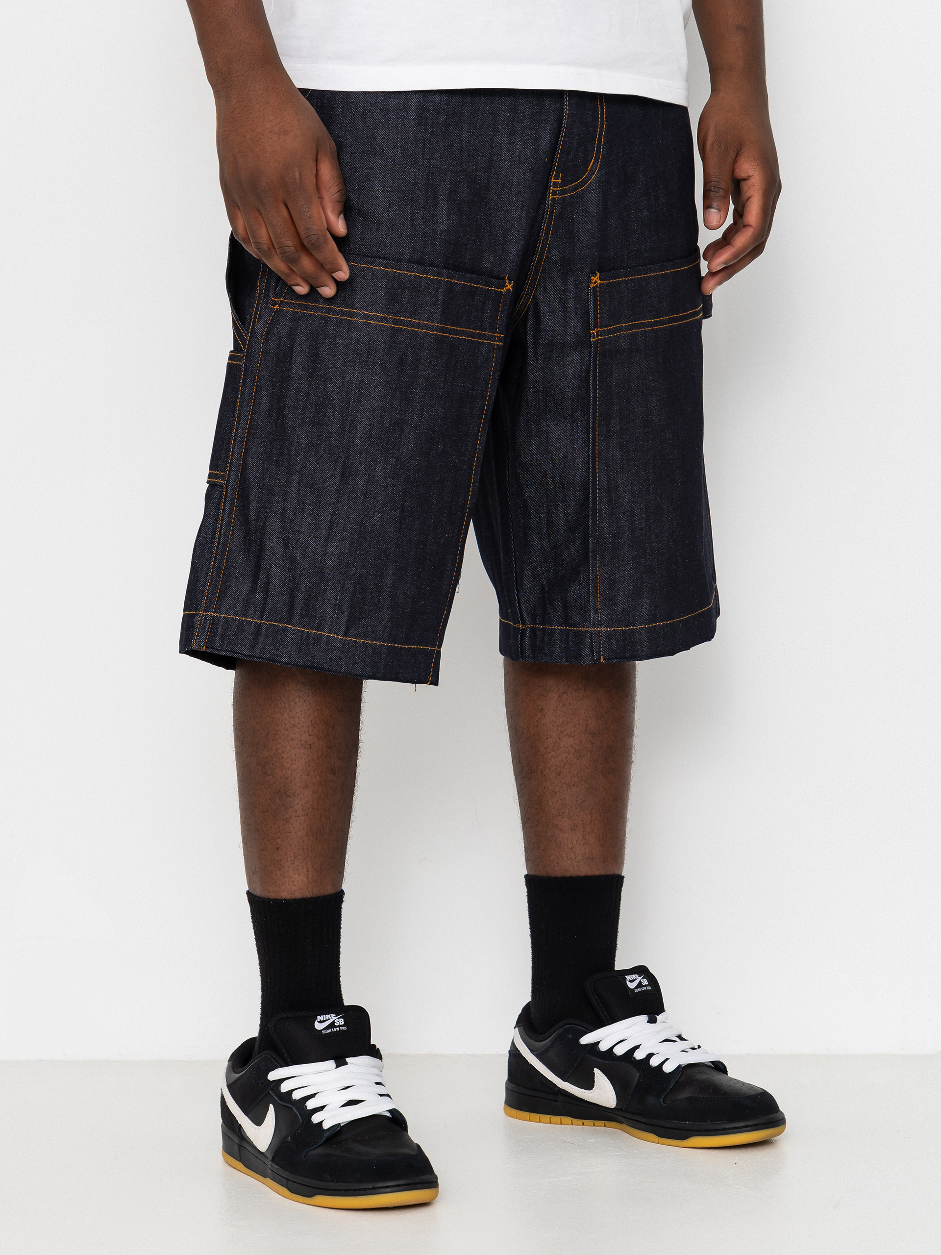 Kalhoty Wasted Paris Bleached Manc (acid washed blue)