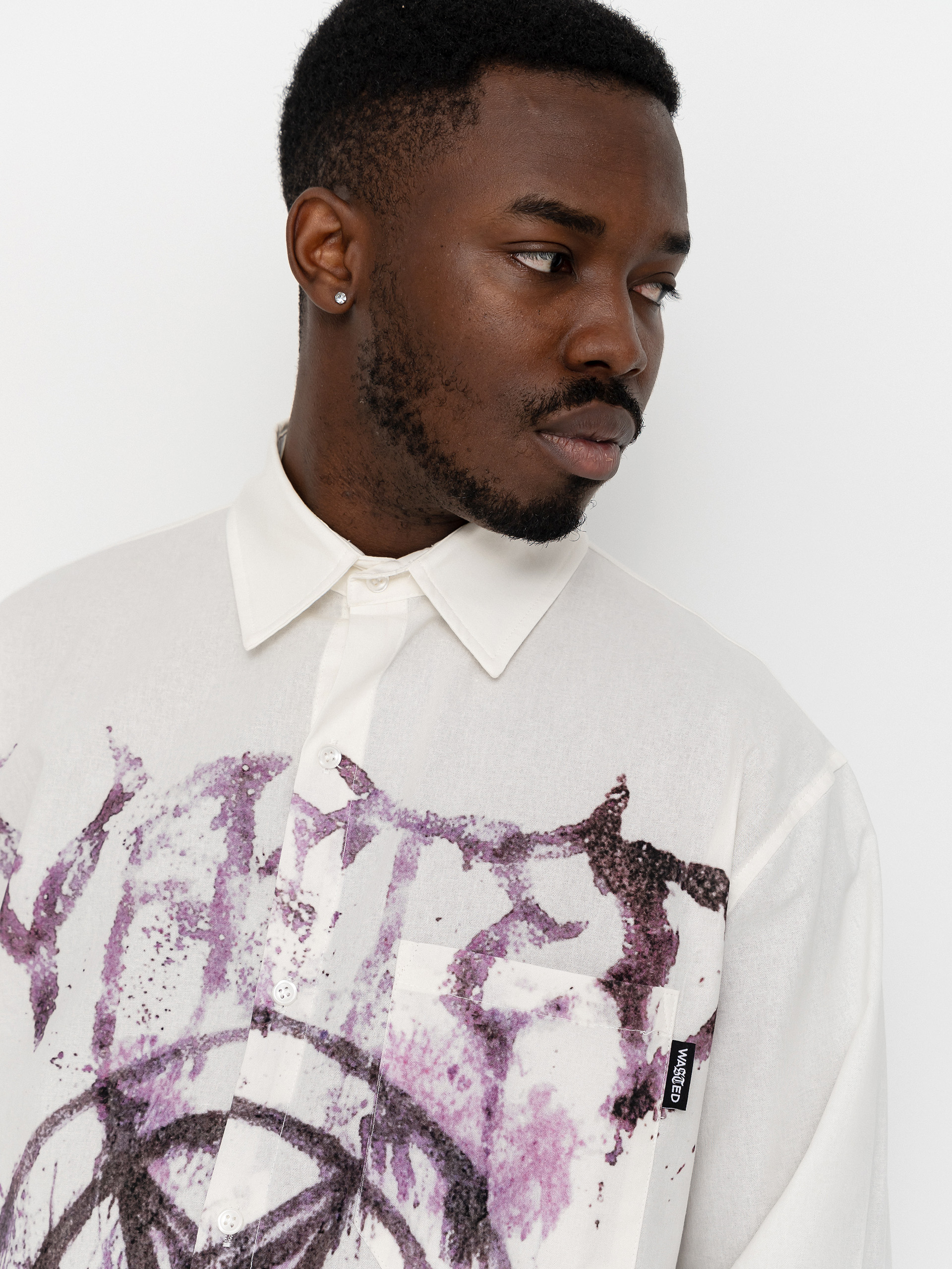 Košile Wasted Paris Banshee Shirt (natural white)