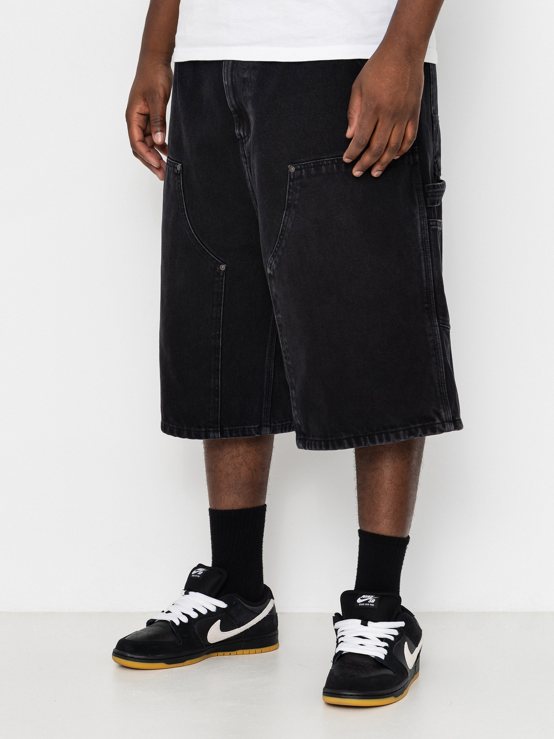 Krau0165asy Carhartt WIP OG Double Knee (black stone washed)