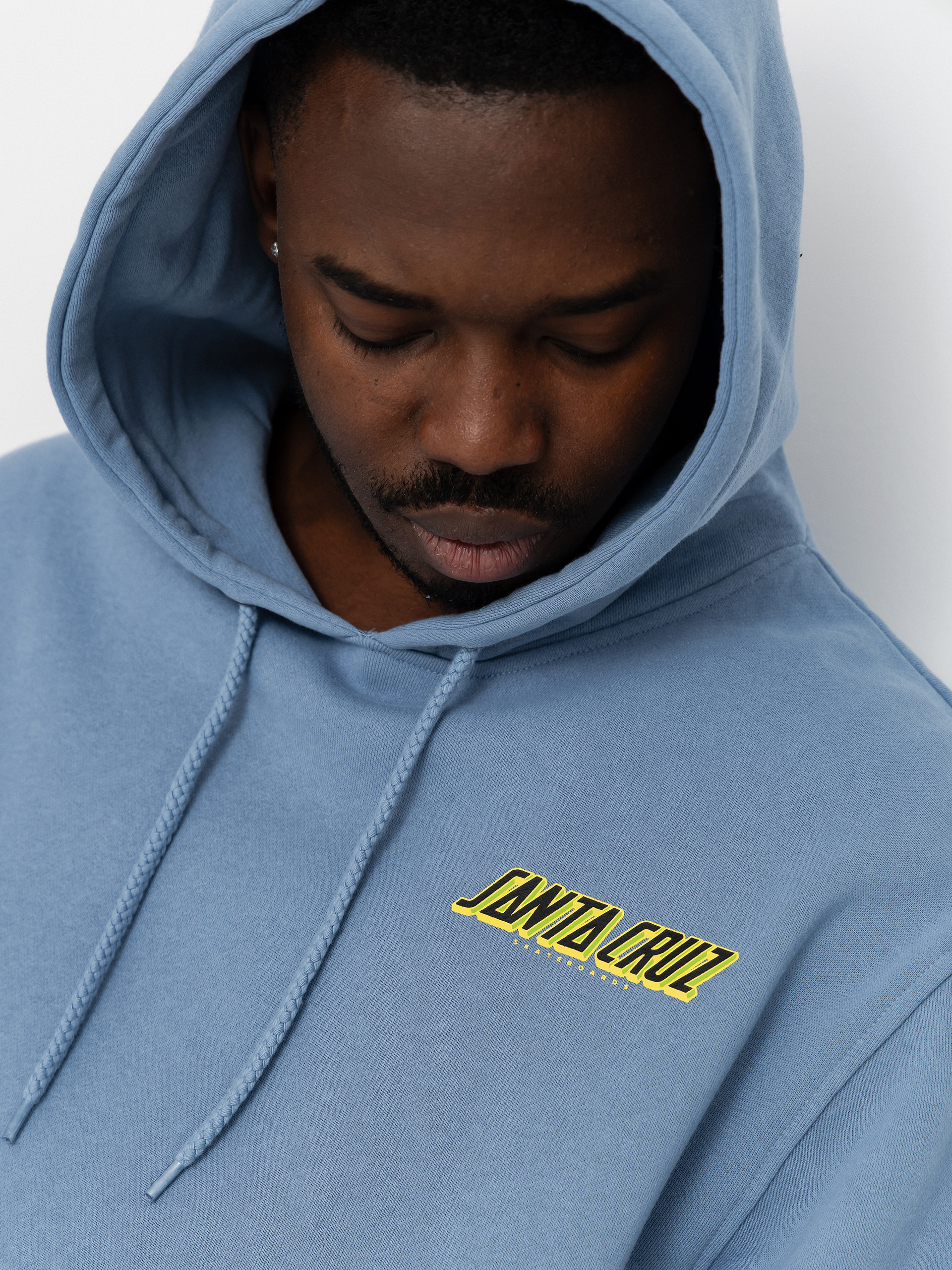 Mikina s kapucí Santa Cruz Roskopp Cruz Control HD (faded denim)