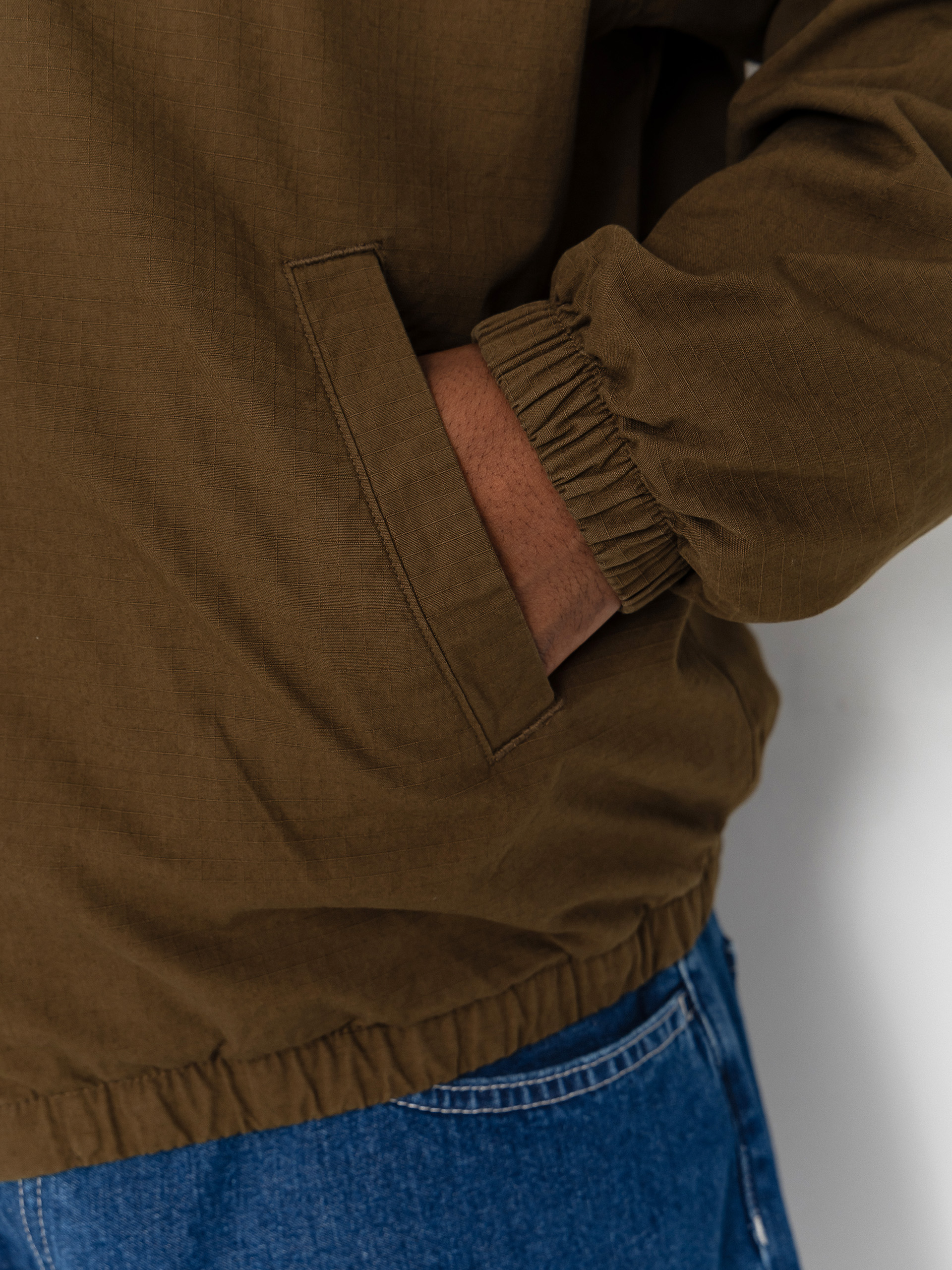 Bunda Carhartt WIP Madison Ripstop (dark beech/black)