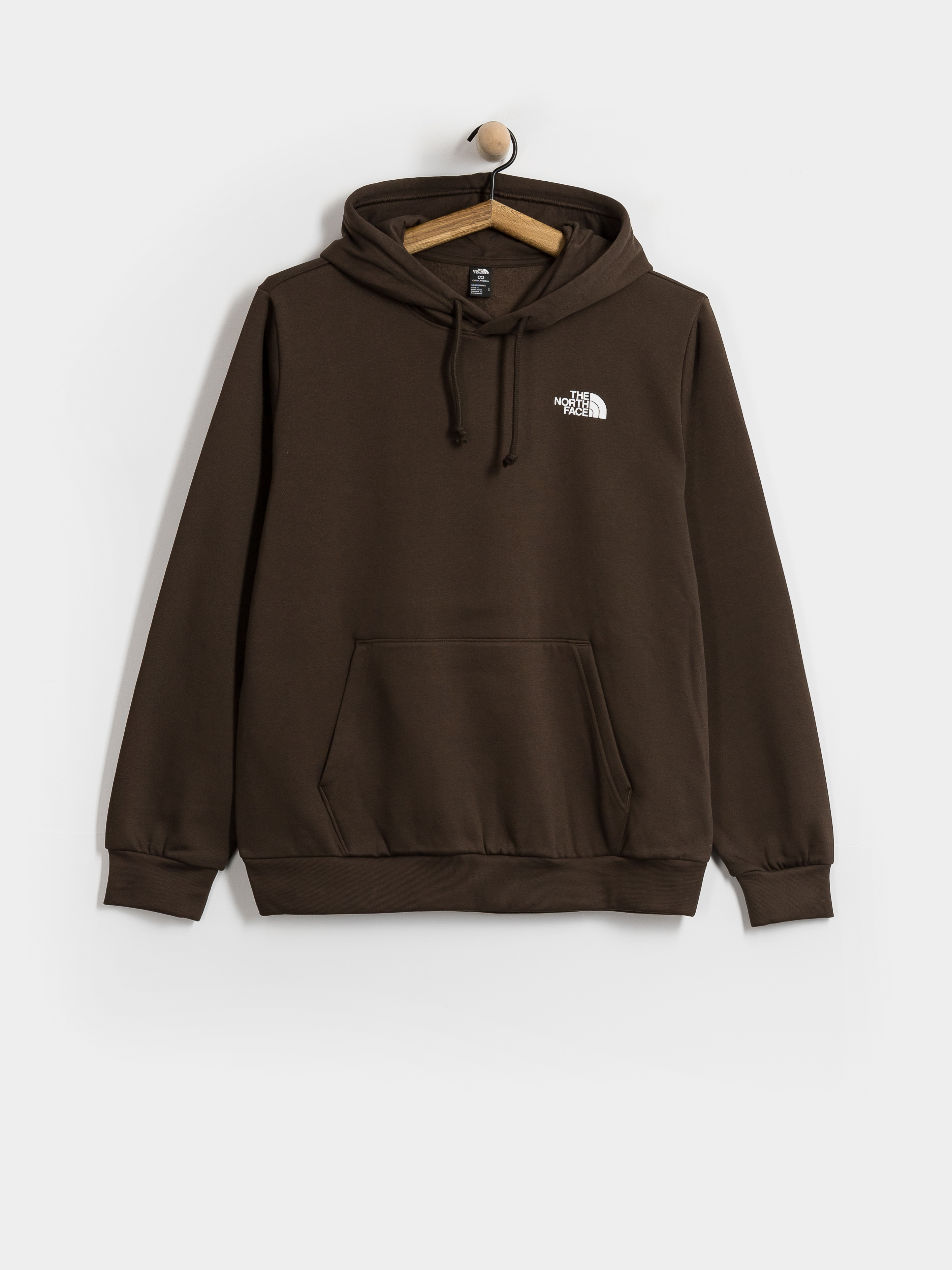 Mikina s kapucí The North Face Evolution Box Nse Regular HD (dark chestnut)
