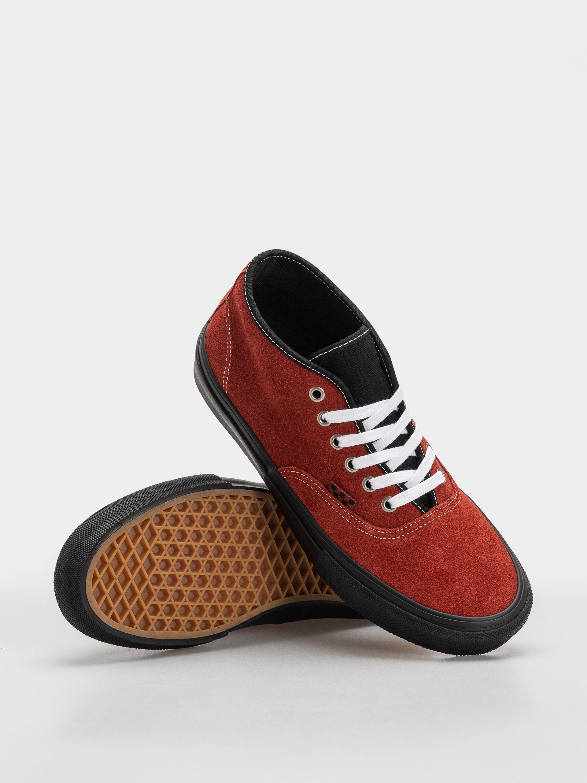 Boty Vans Skate Authentic Mid (poppy ember red)