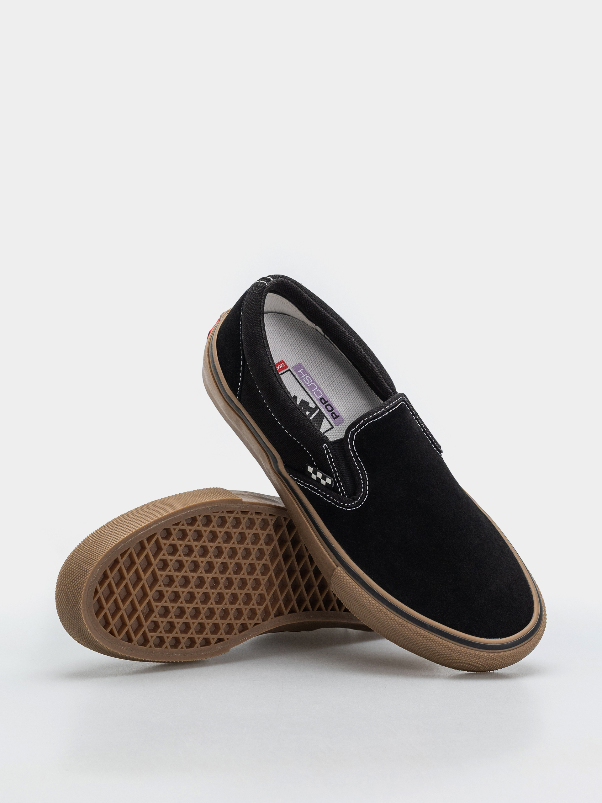 Boty Vans Skate Slip On (black/gum/white)