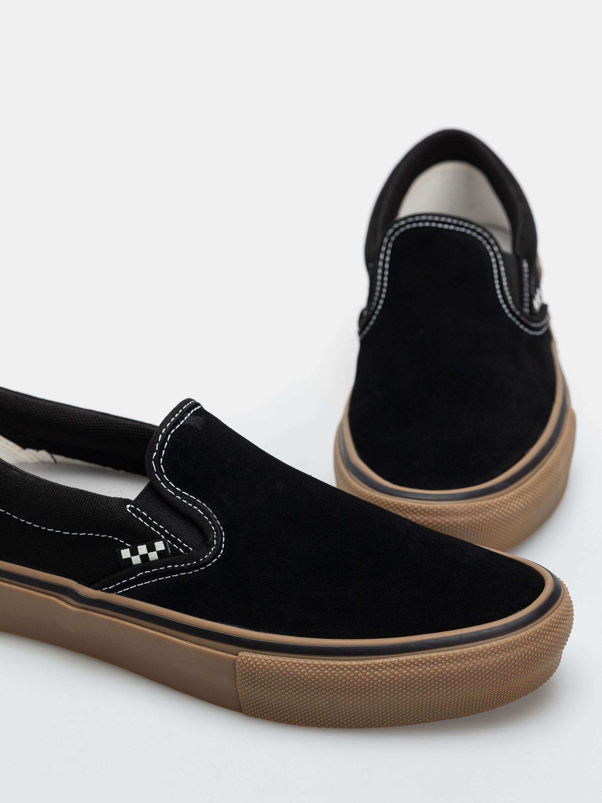 Boty Vans Skate Slip On (black/gum/white)