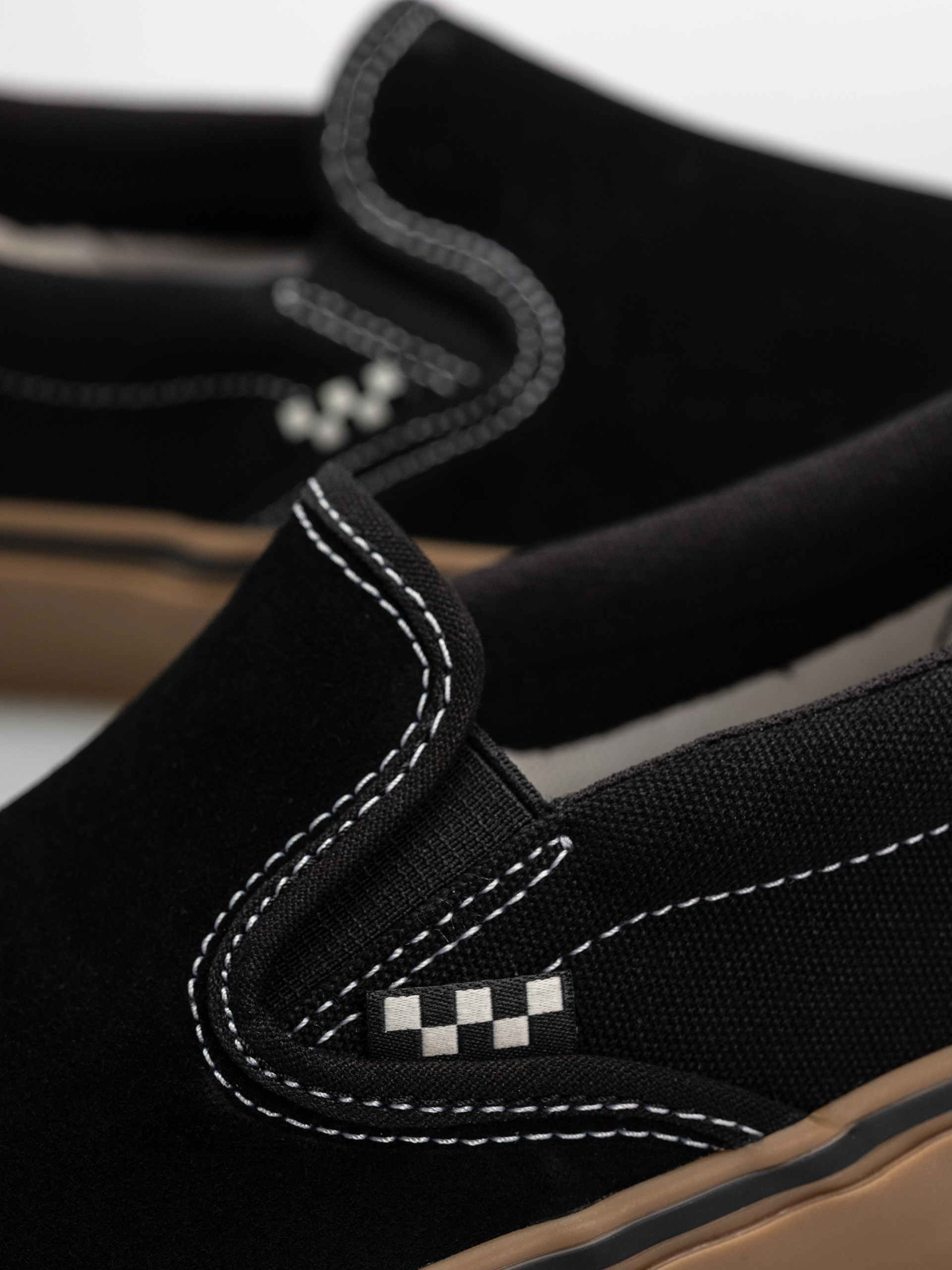 Boty Vans Skate Slip On (black/gum/white)