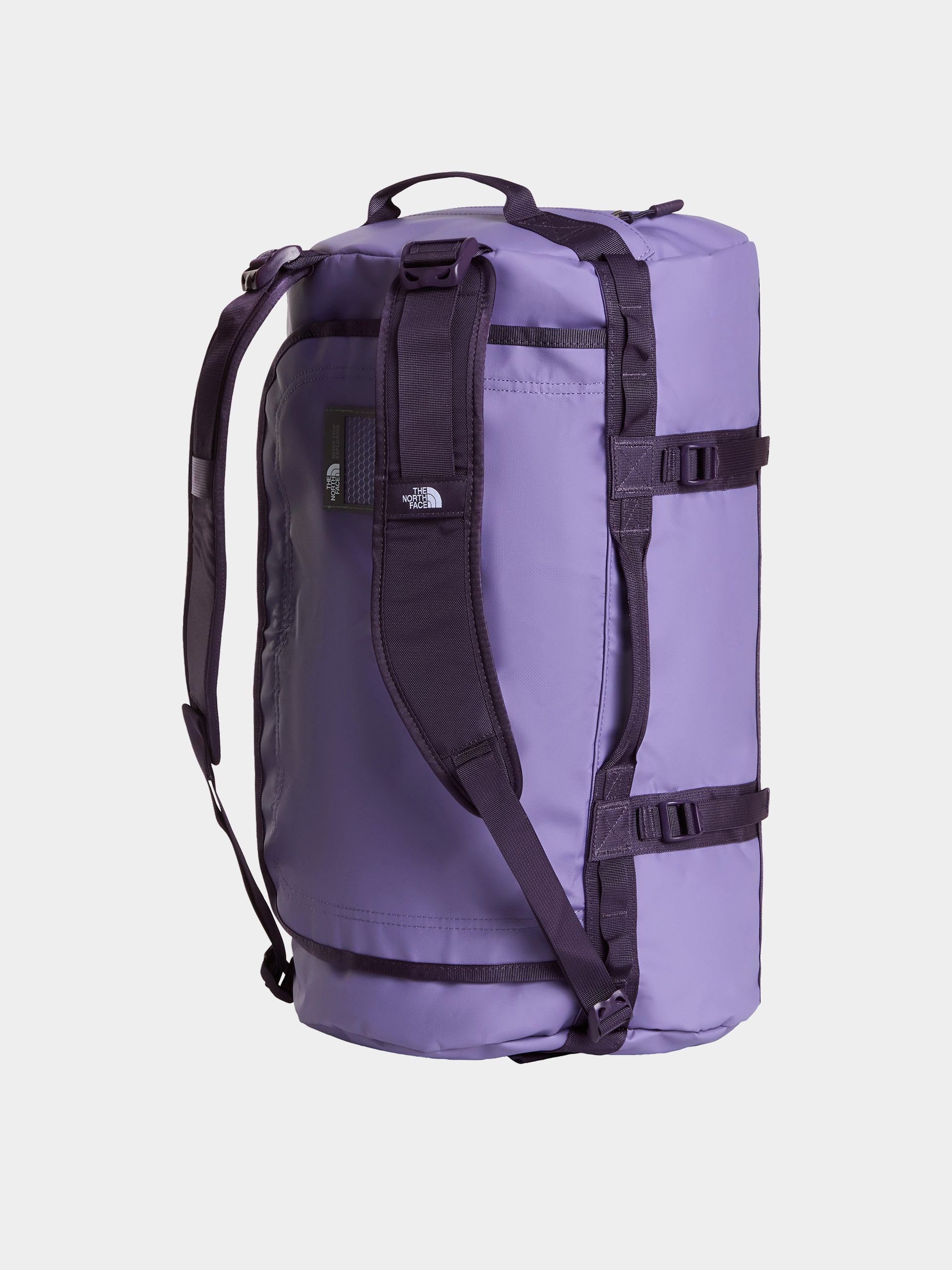 Taška The North Face Base Camp Duffel S (grounded plum/endless d)