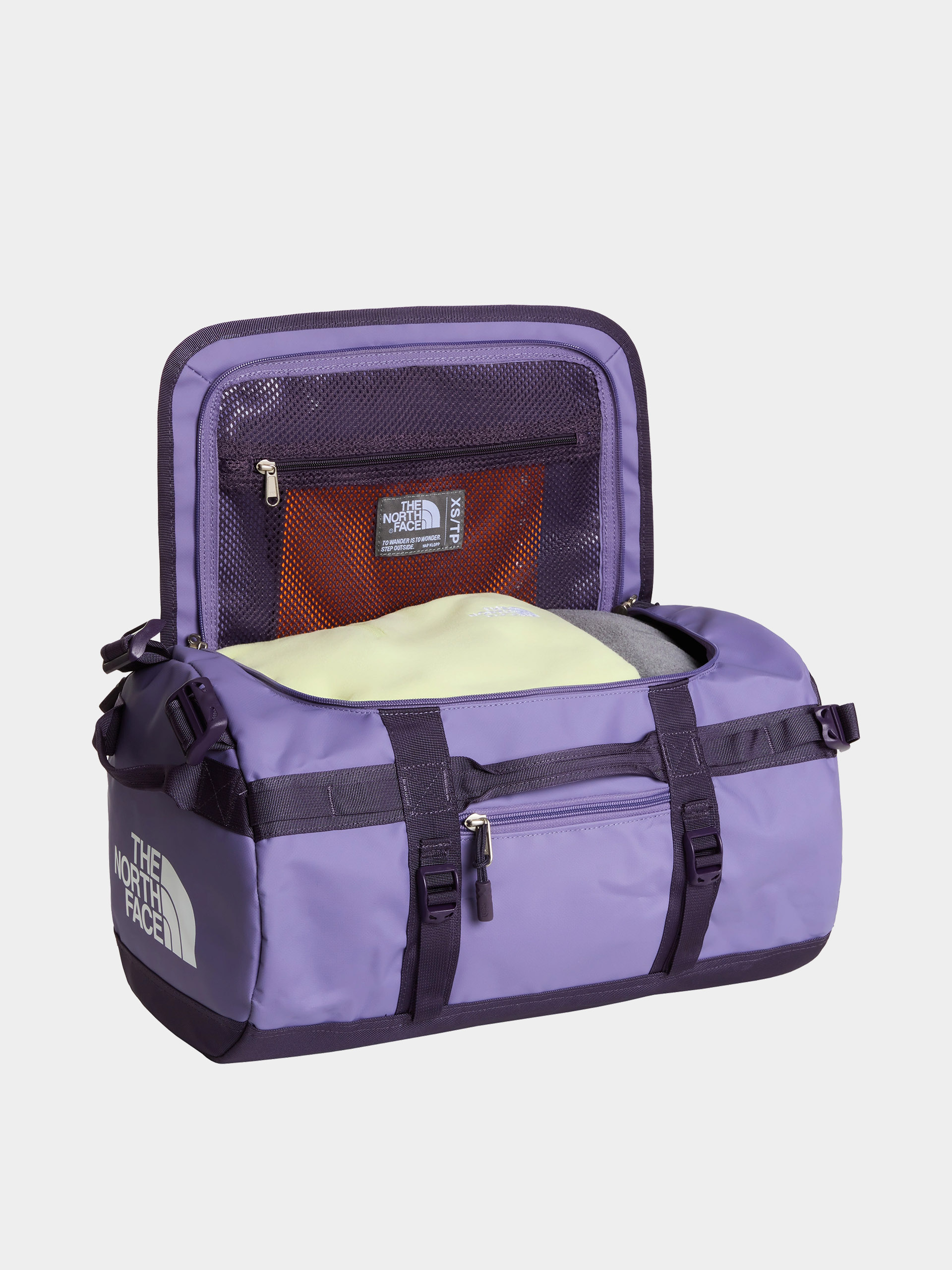Taška The North Face Base Camp Duffel XS (grounded plum/endless d)