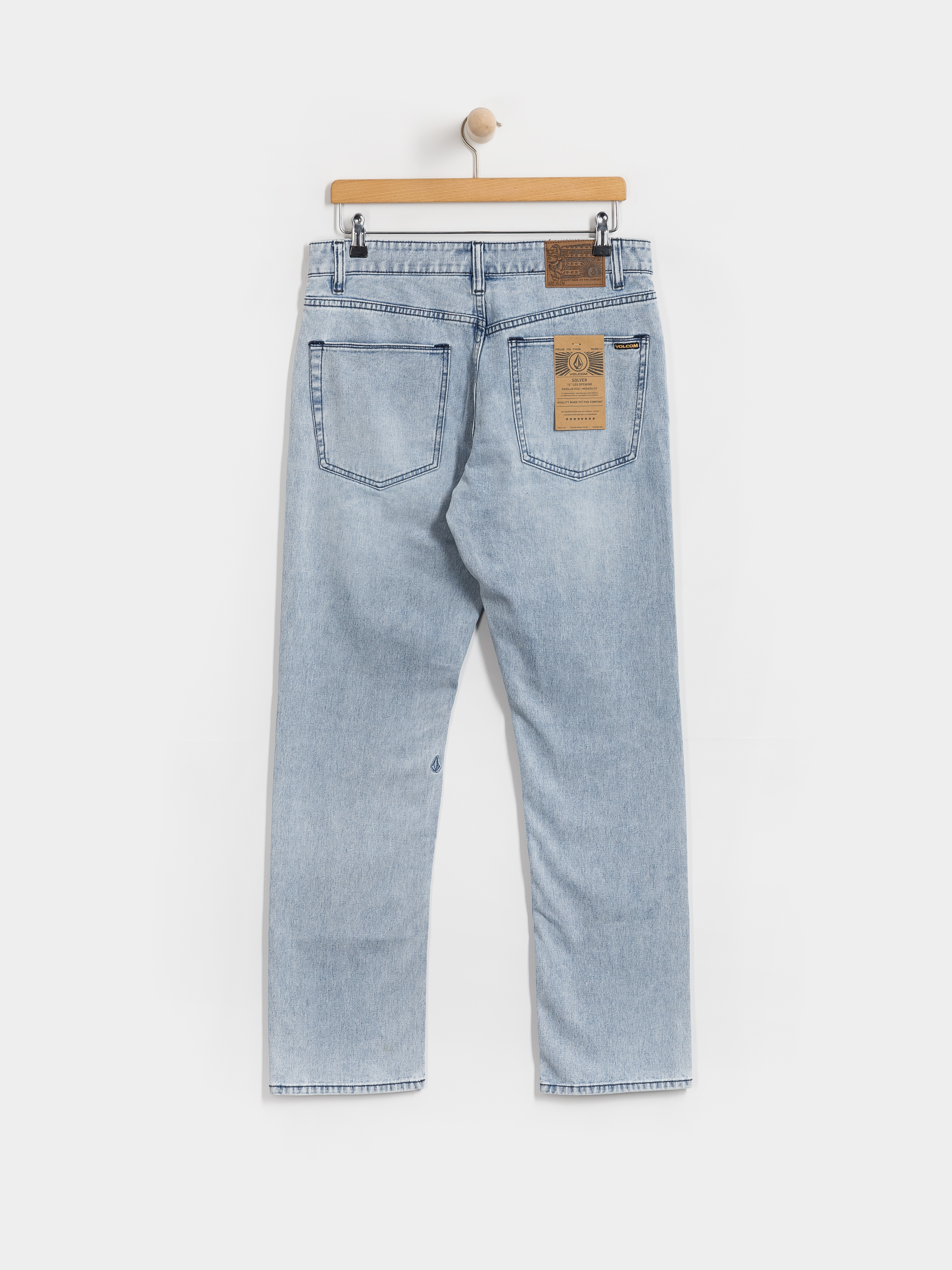 Kalhoty Volcom Solver (worn light blue)