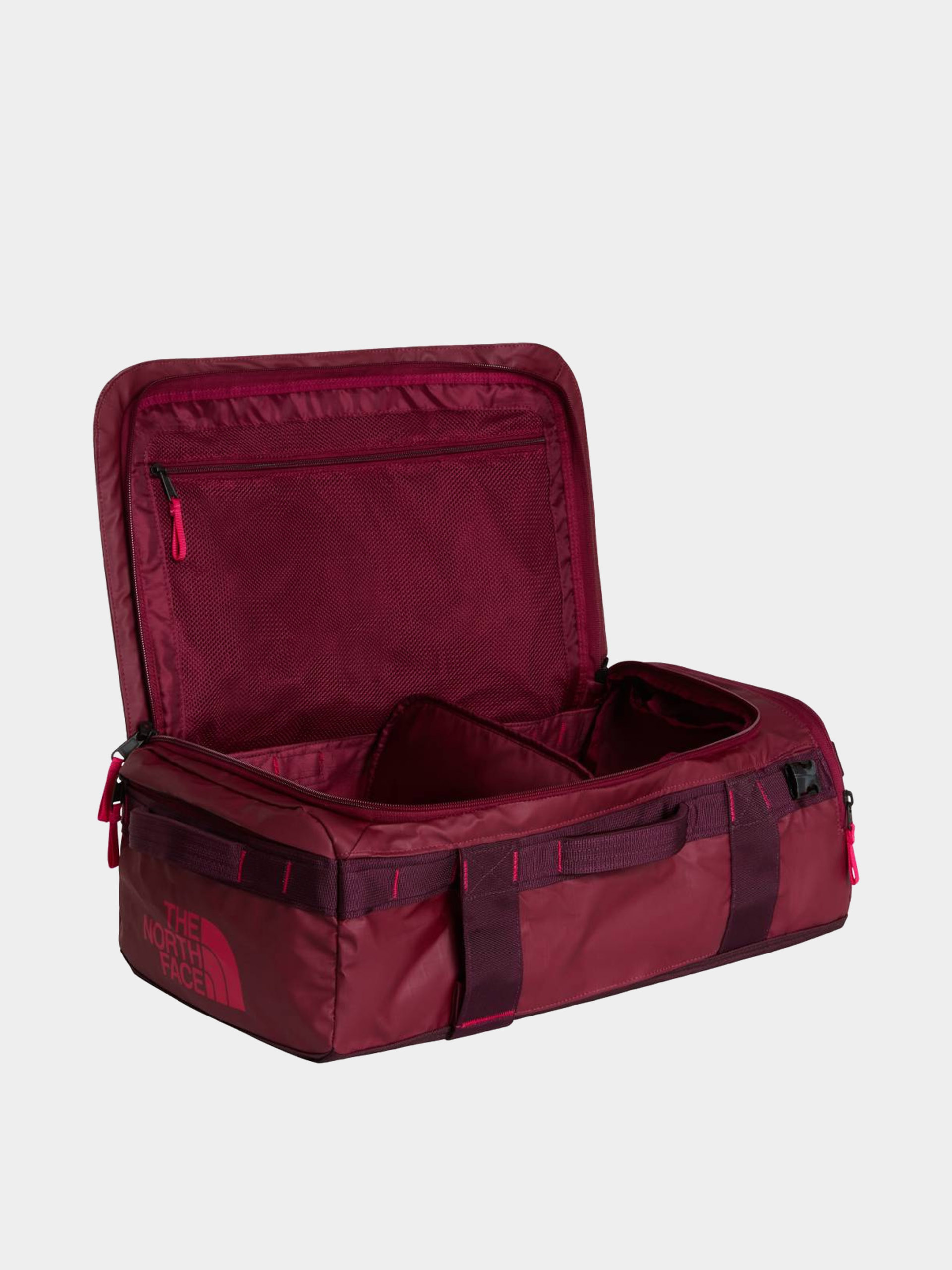 Taška The North Face Base Camp Voyager Duffel 32L (burgundy crush/deep bur)