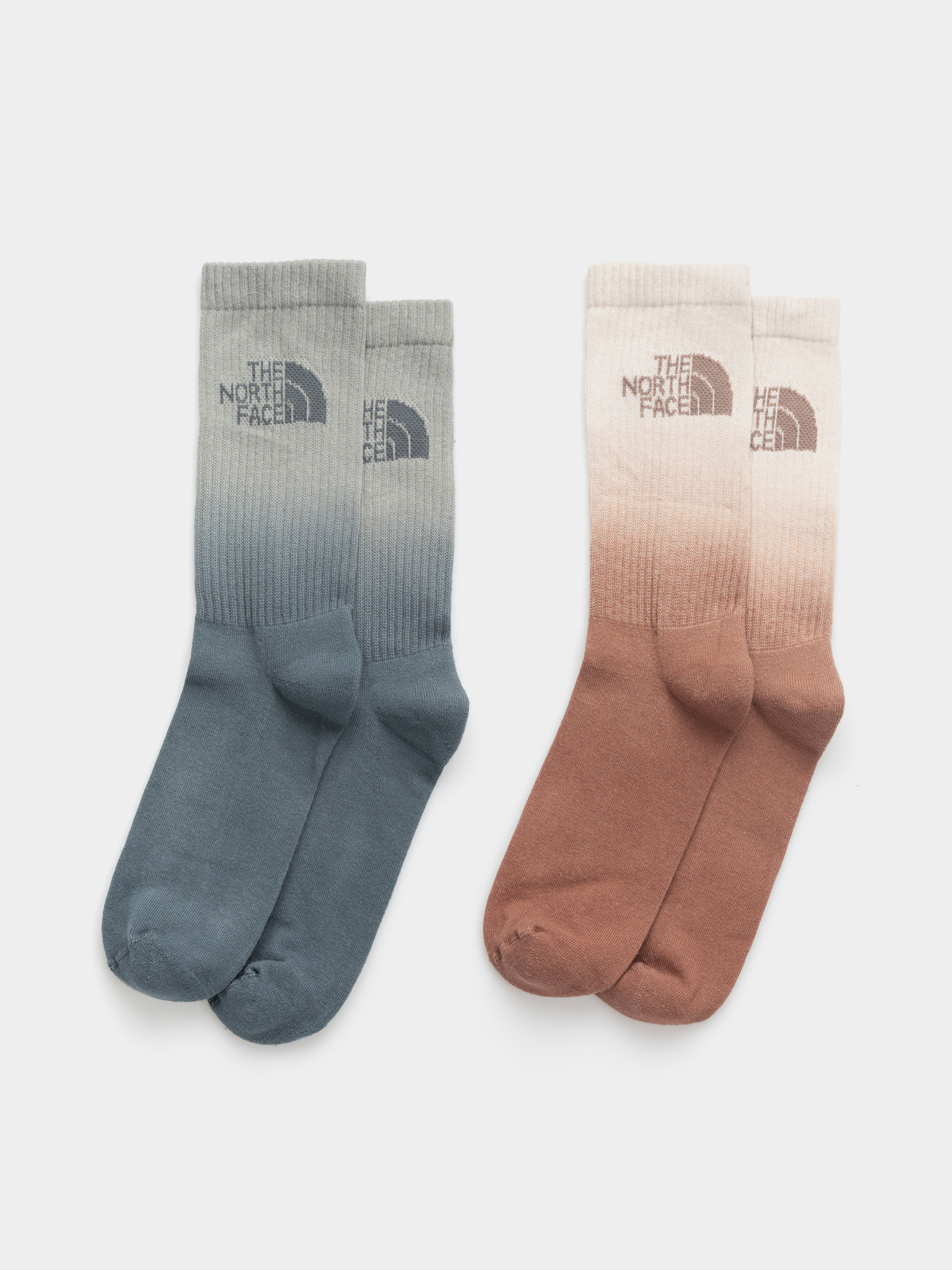 Ponožky The North Face Everyday Crew Dip Dye 2P (garnet/cumulus cloud/ti)