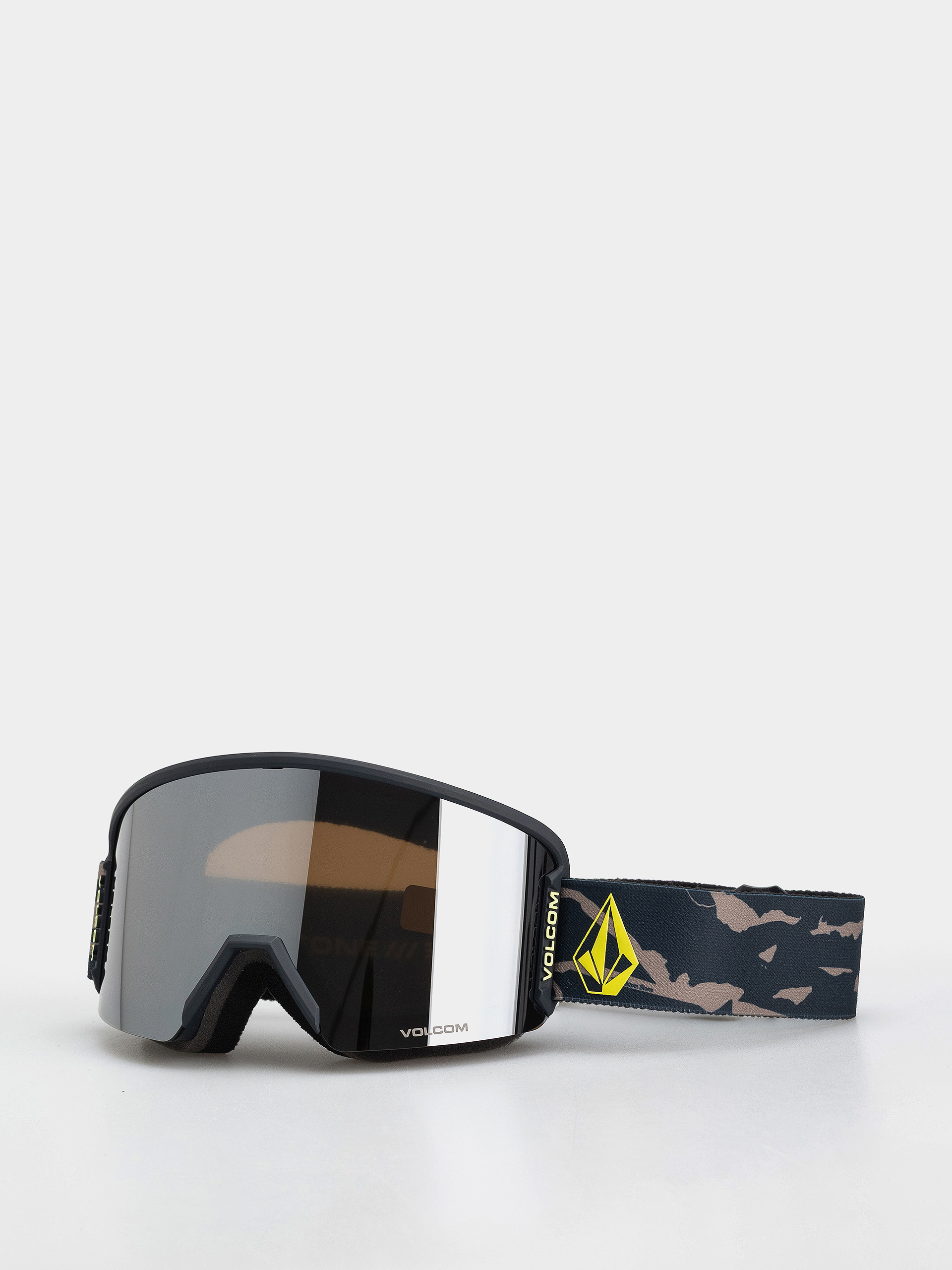 Brýle na snowboard Volcom Garden 2 (camo/silver chrome+bl yellow)