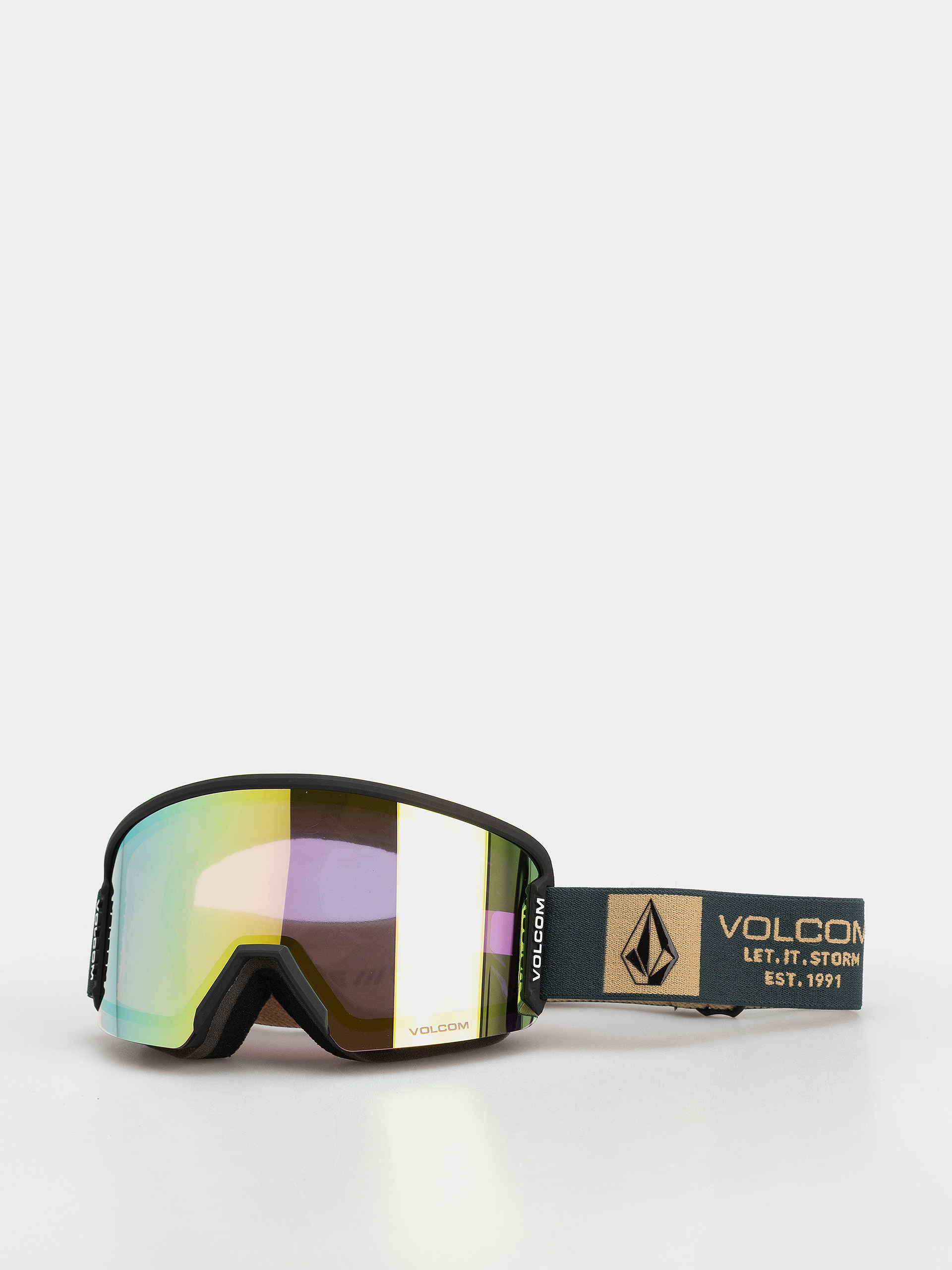 Brýle na snowboard Volcom Garden 2 (scb snd/gold chrome+bl dark grey)