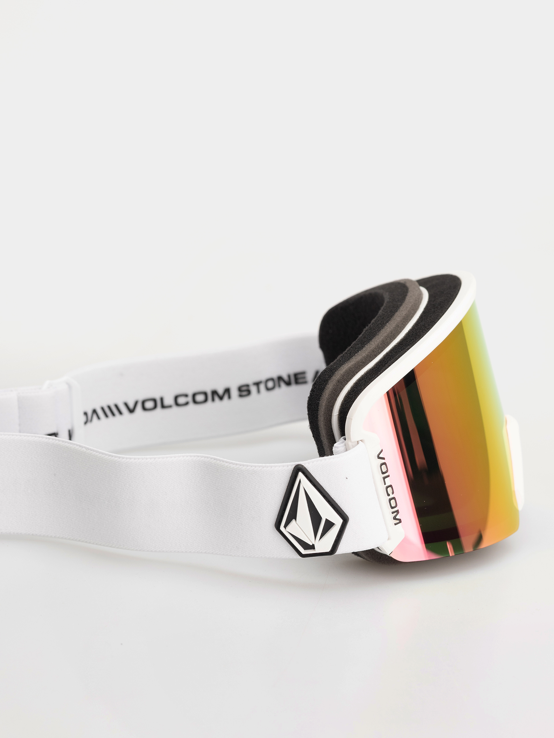 Brýle na snowboard Volcom Garden 2 (matte white/pink chrome+bl yellow)
