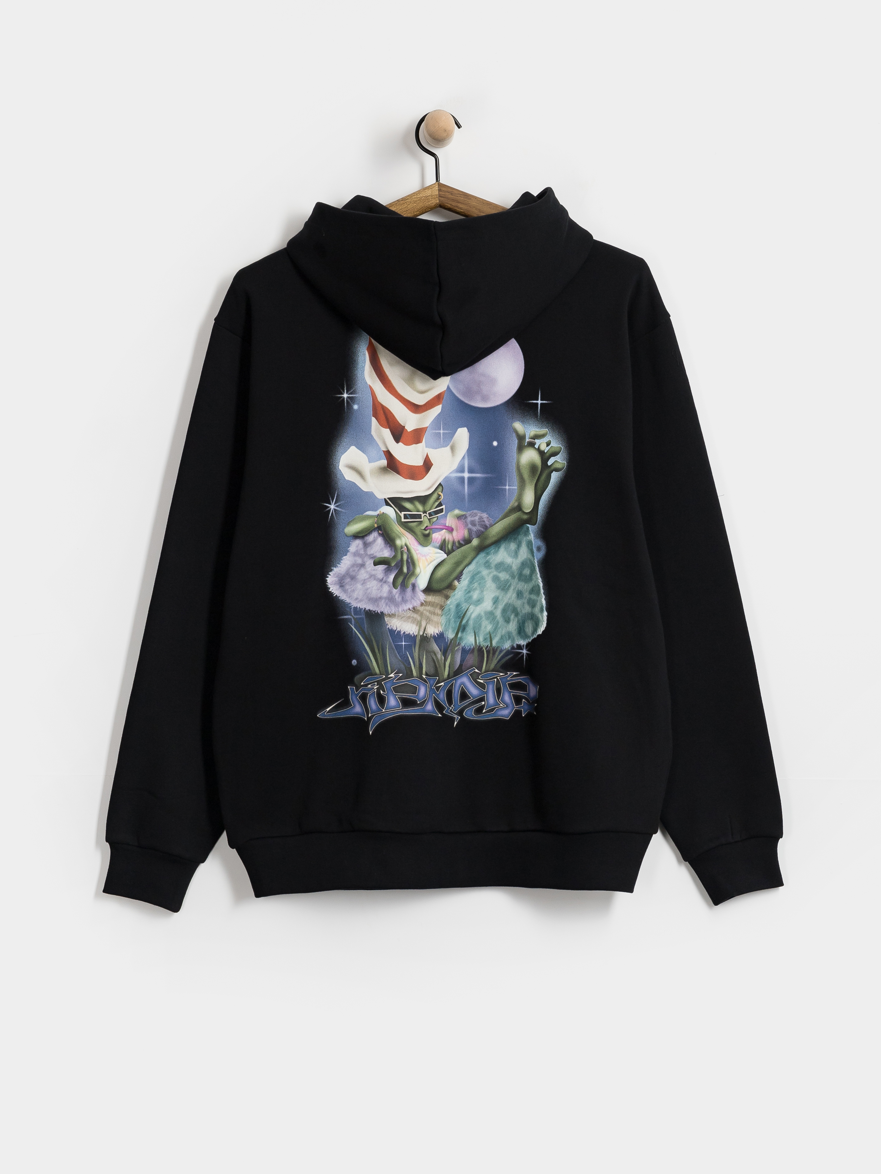 Mikina s kapucí RipNDip Big Poe HD (black)