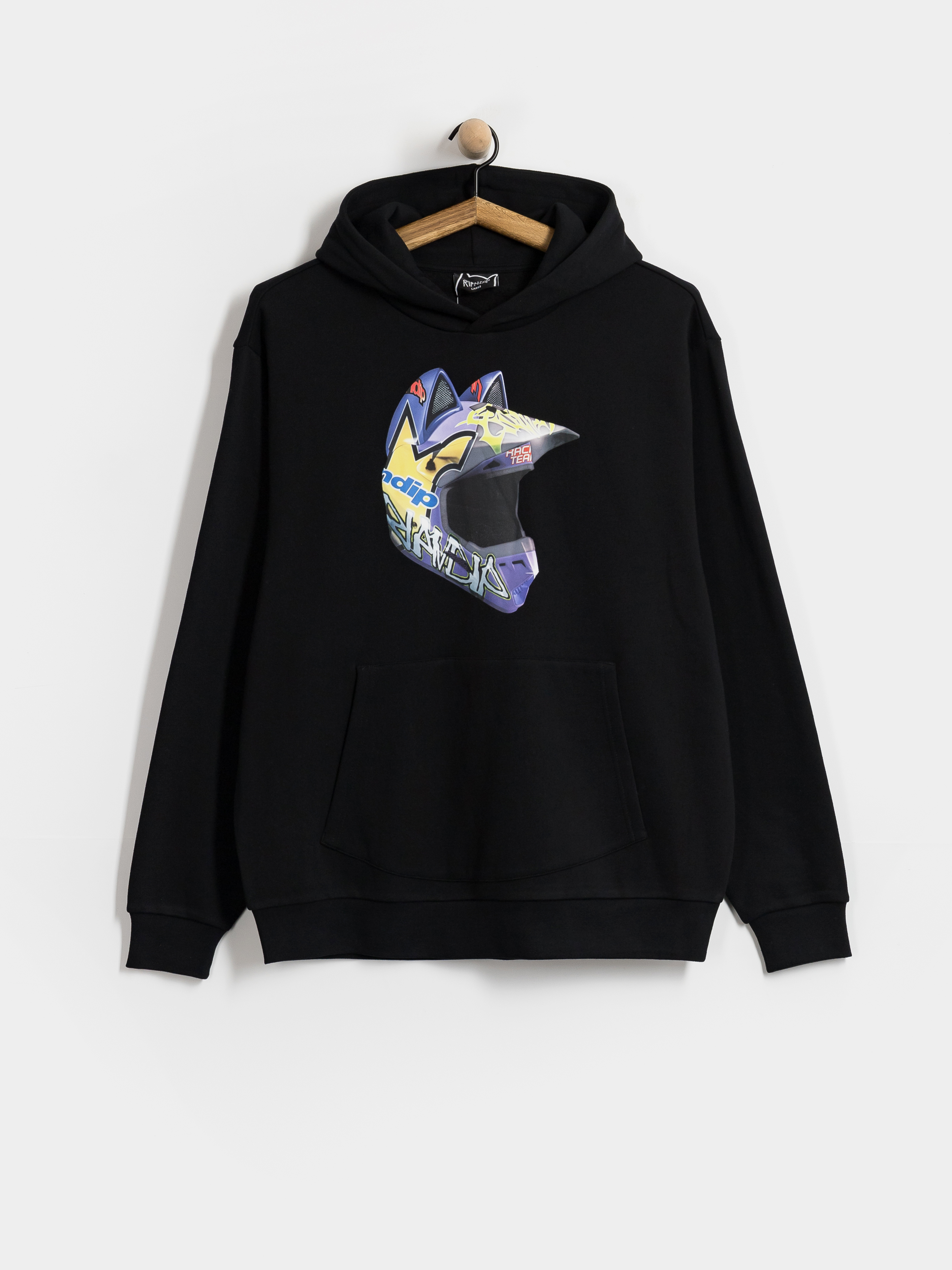 Mikina s kapucí RipNDip First Place HD (black)
