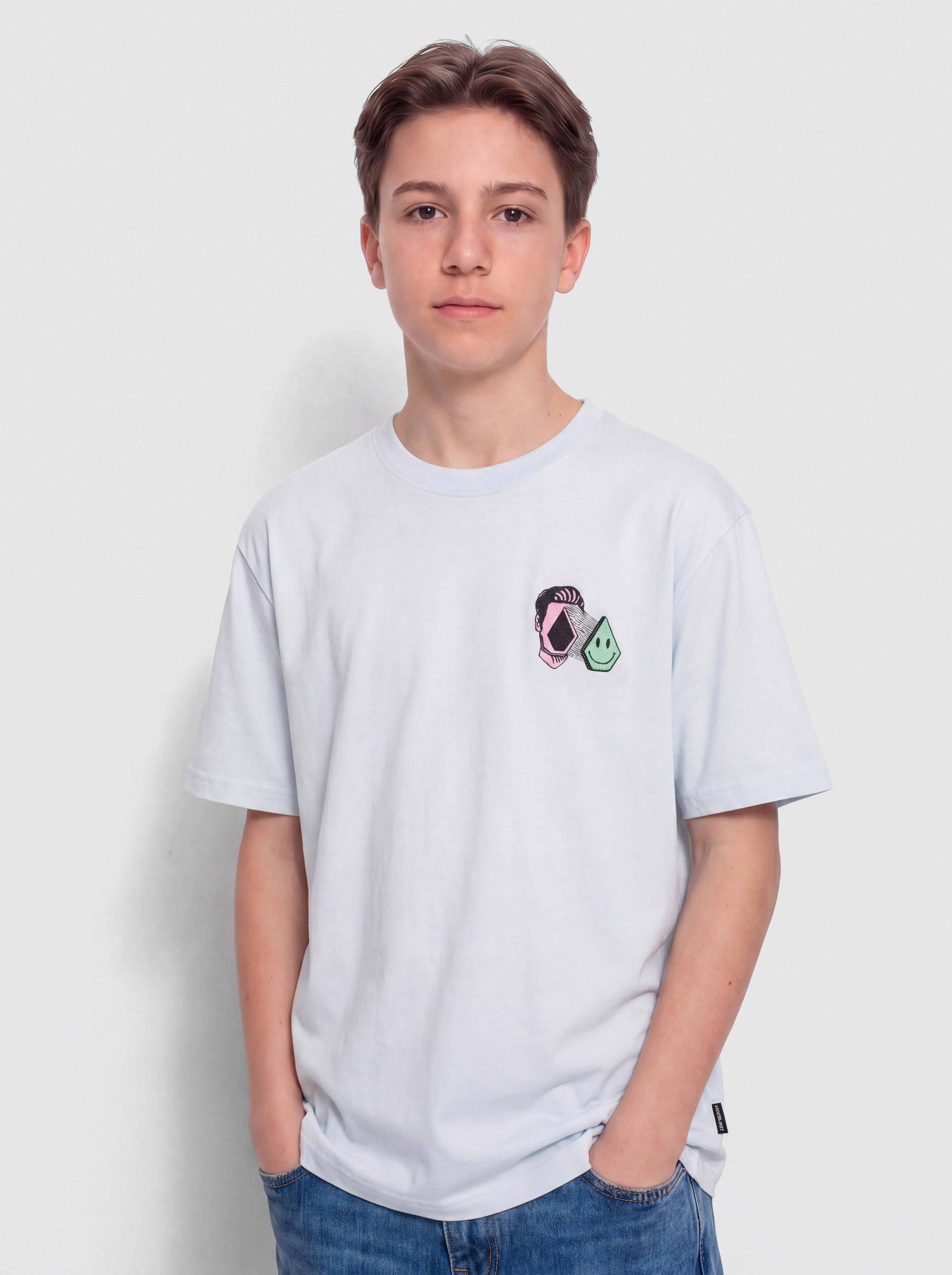 Tričko Volcom Aura Bsc JR (light blue acid)