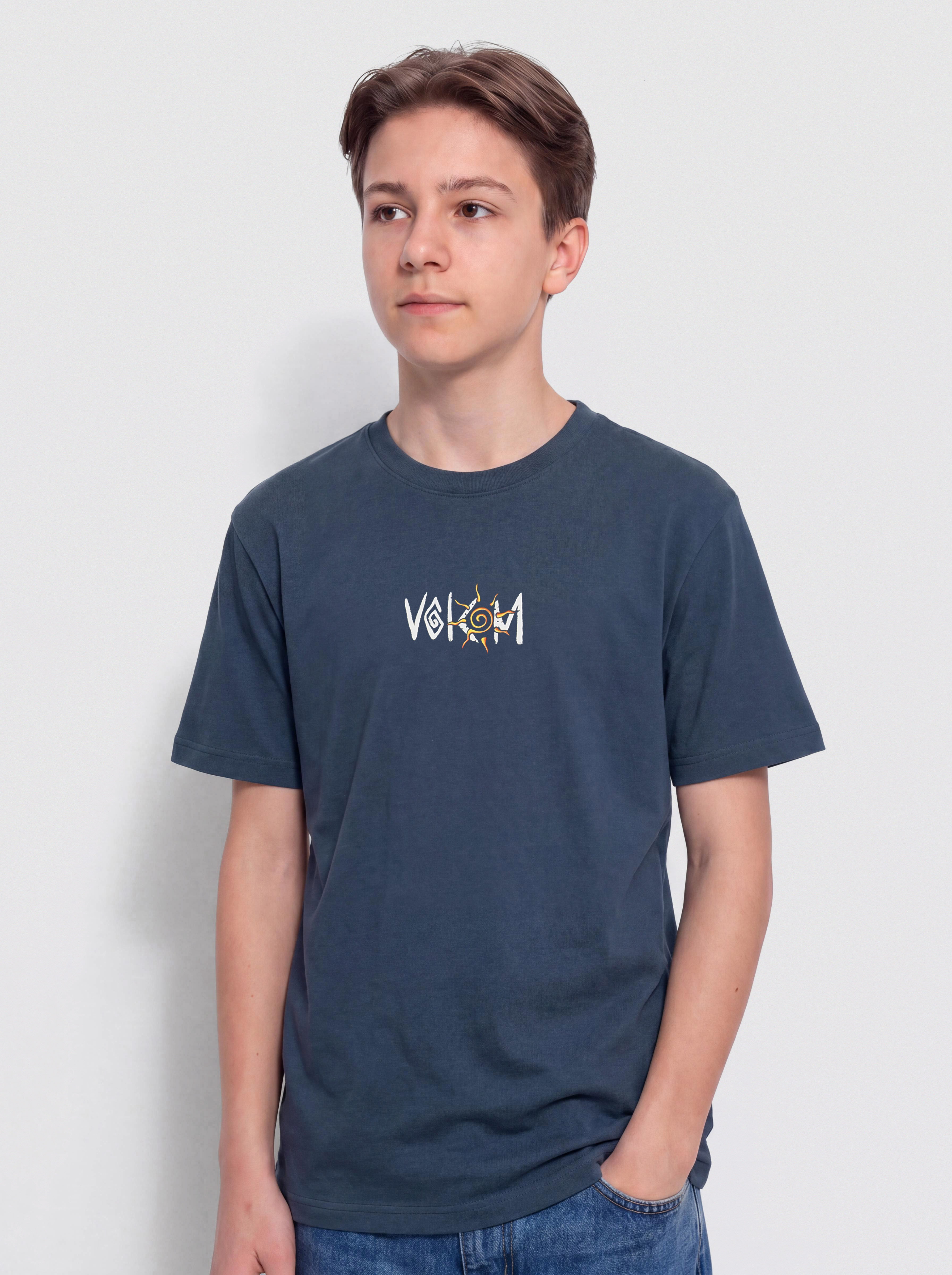 Tričko Volcom Sunfish Bsc JR (dust bowl indigo)